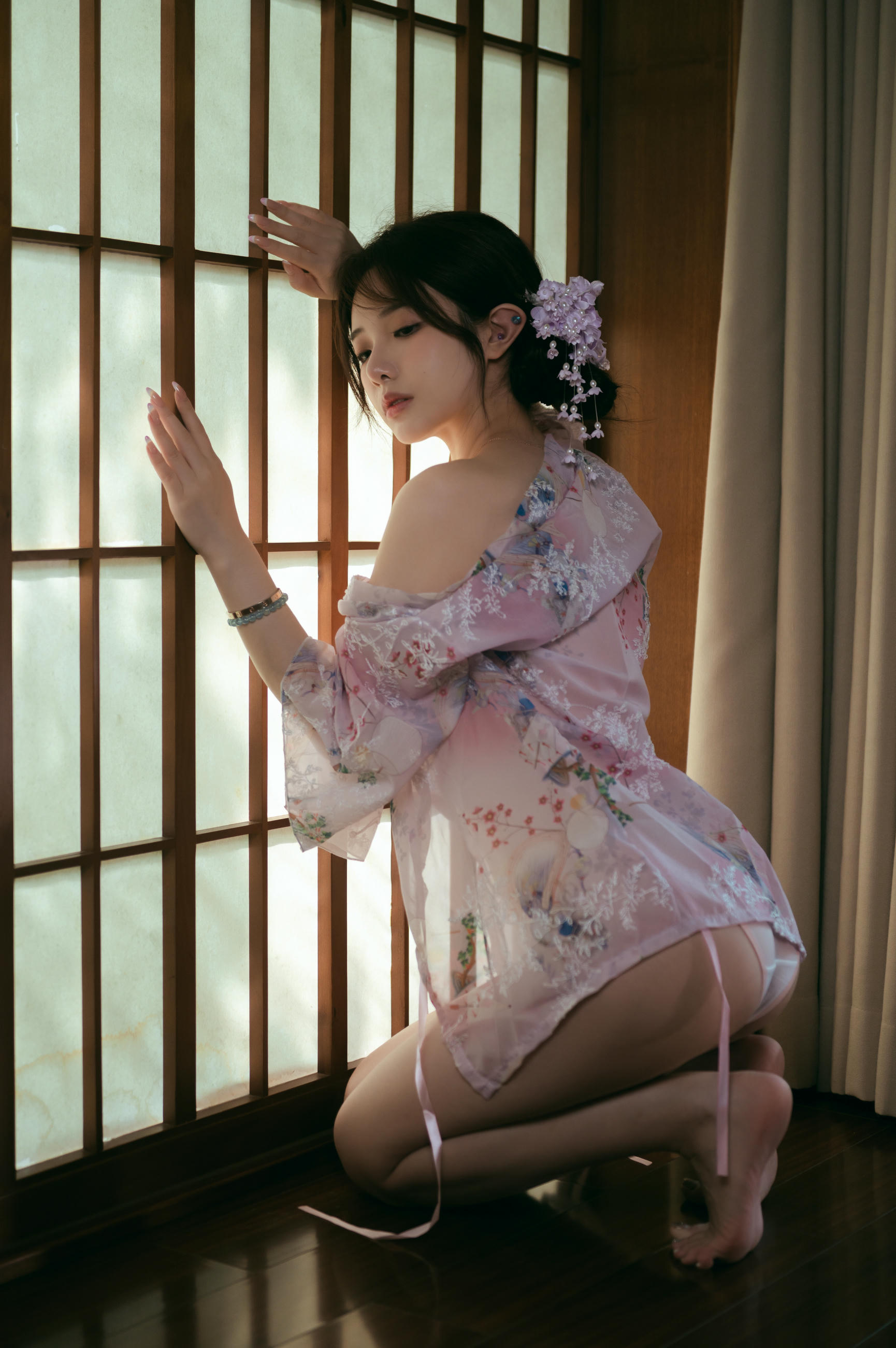 雯妹不讲道理 NO.102 和风庭院[68P3V 606M]_第3集