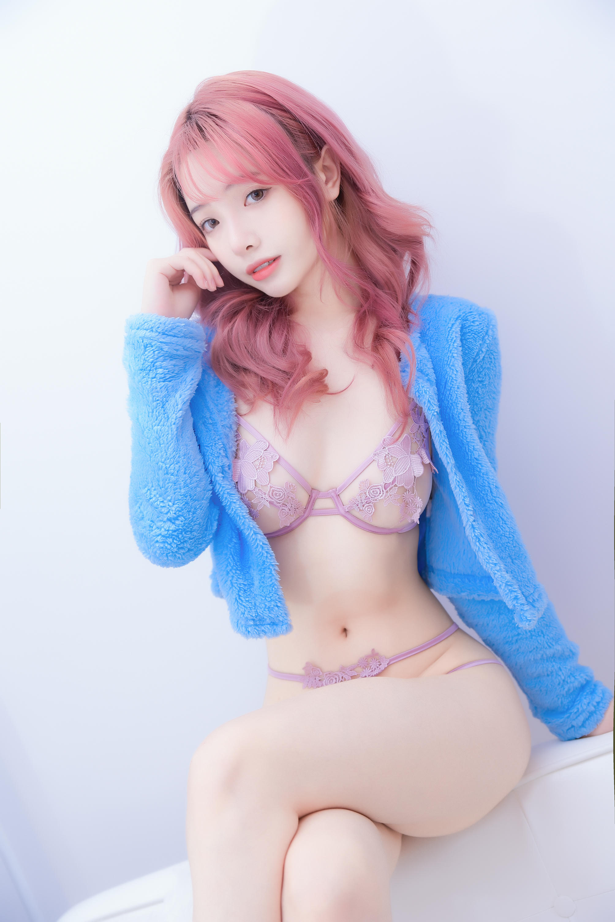 雯妹不讲道理 NO.027 蓝粉色 [22P2V-297MB]_第2集