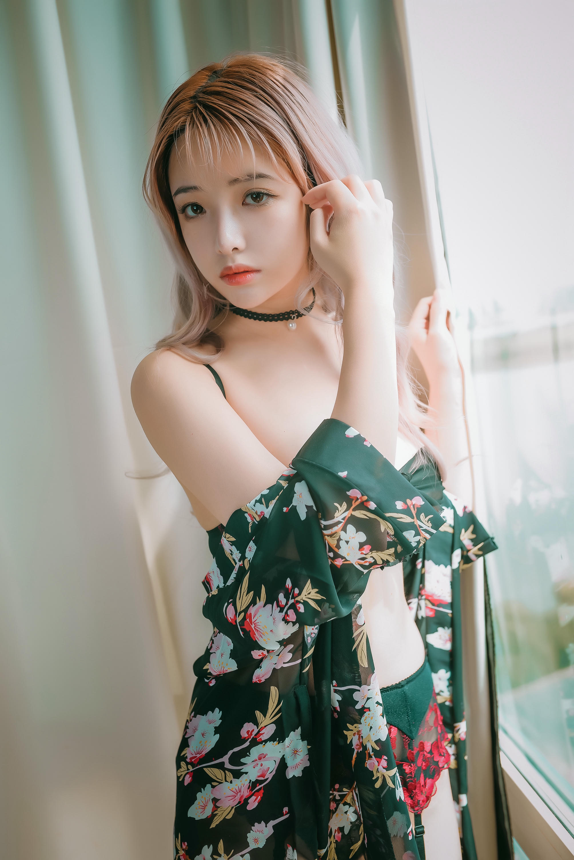 雯妹不讲道理 NO.039 黑色和风睡衣 [33P-89MB]_第1集