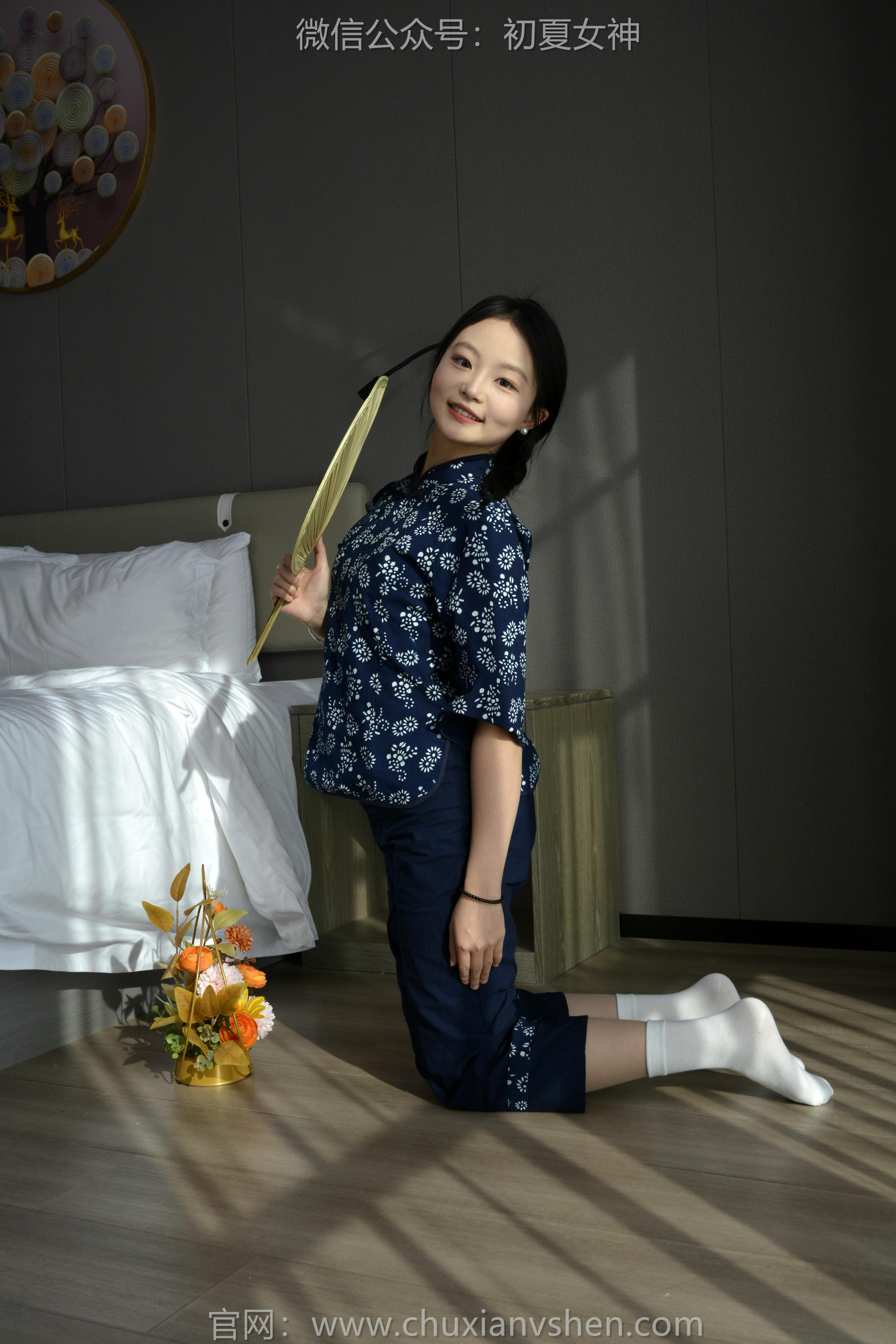 初夏女神 NO.131 双双 童年记忆[245P+3V／5.17GB]-印花装_第1集