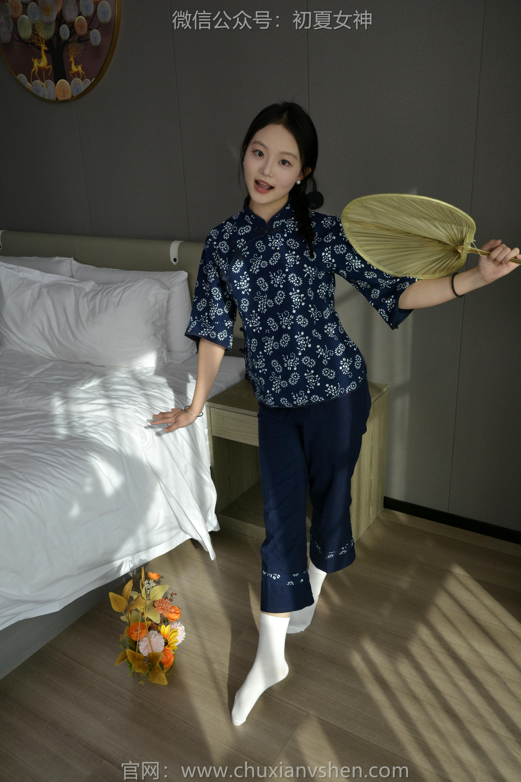 初夏女神 NO.131 双双 童年记忆[245P+3V／5.17GB]-印花装_第1集