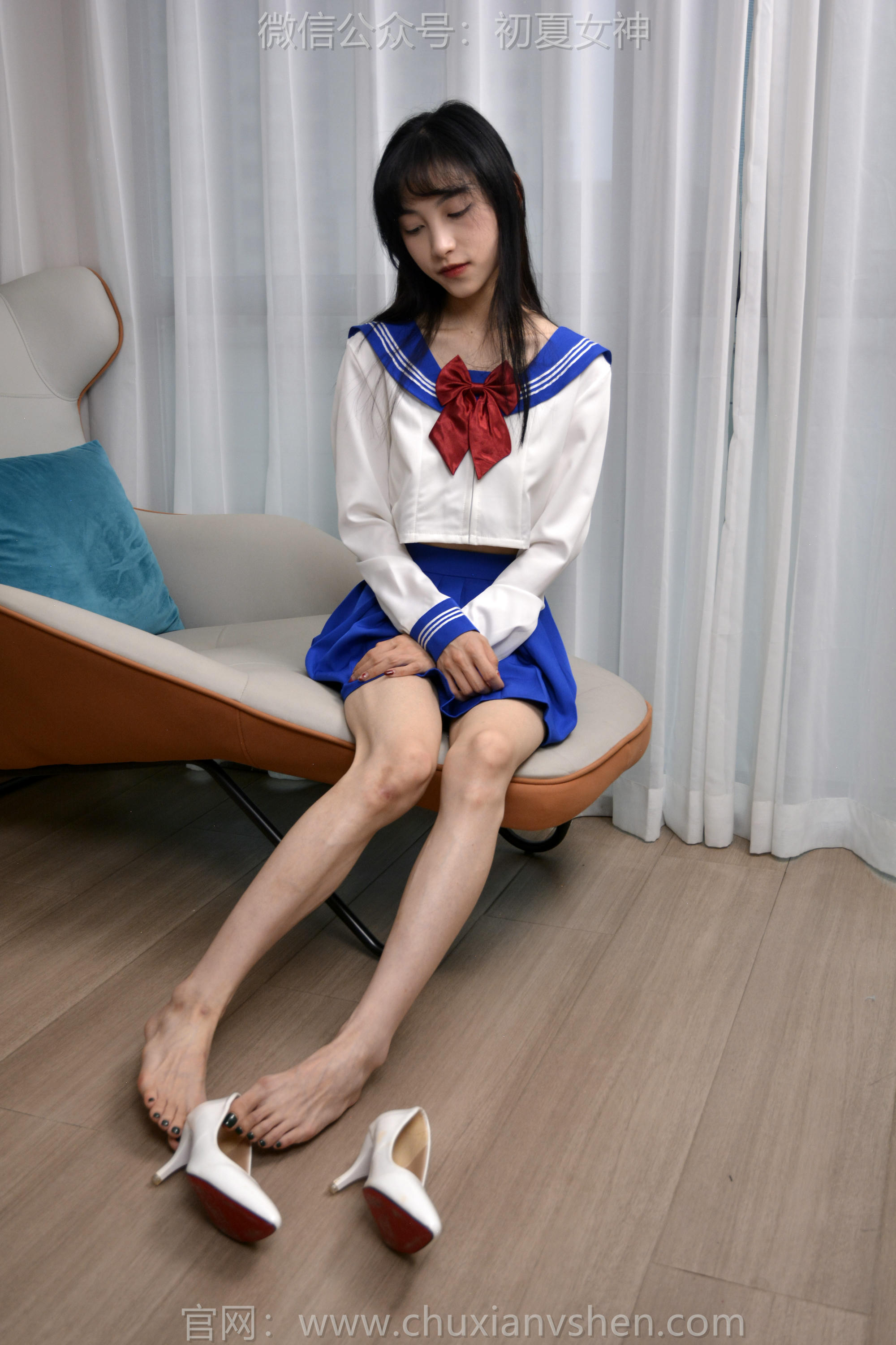 初夏女神 NO.145 柒柒 蓝色妖姬[140P+1V／4.95GB]_第6集