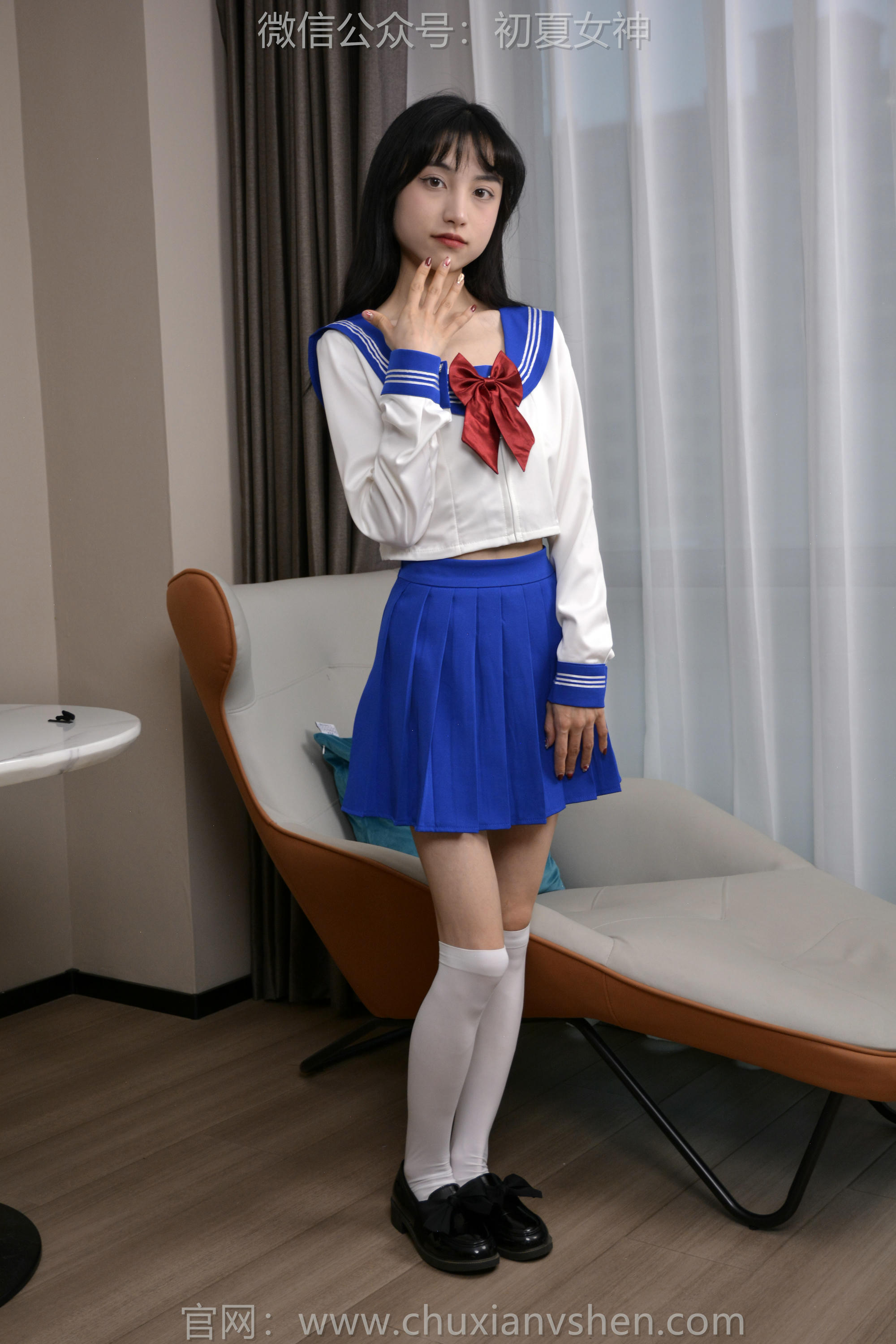 初夏女神 NO.145 柒柒 蓝色妖姬[140P+1V／4.95GB]_第7集