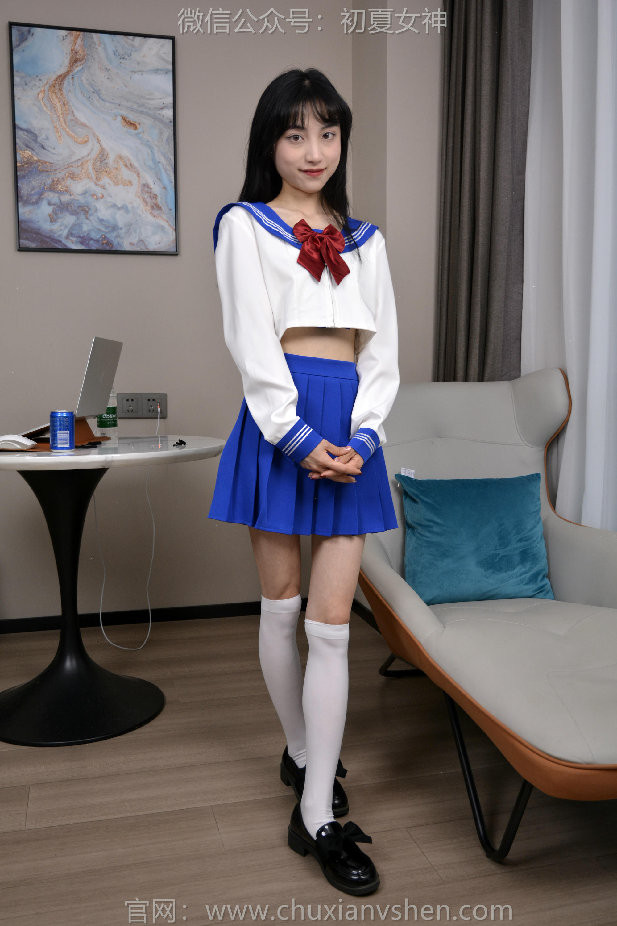 初夏女神 NO.145 柒柒 蓝色妖姬[140P+1V／4.95GB]_第7集