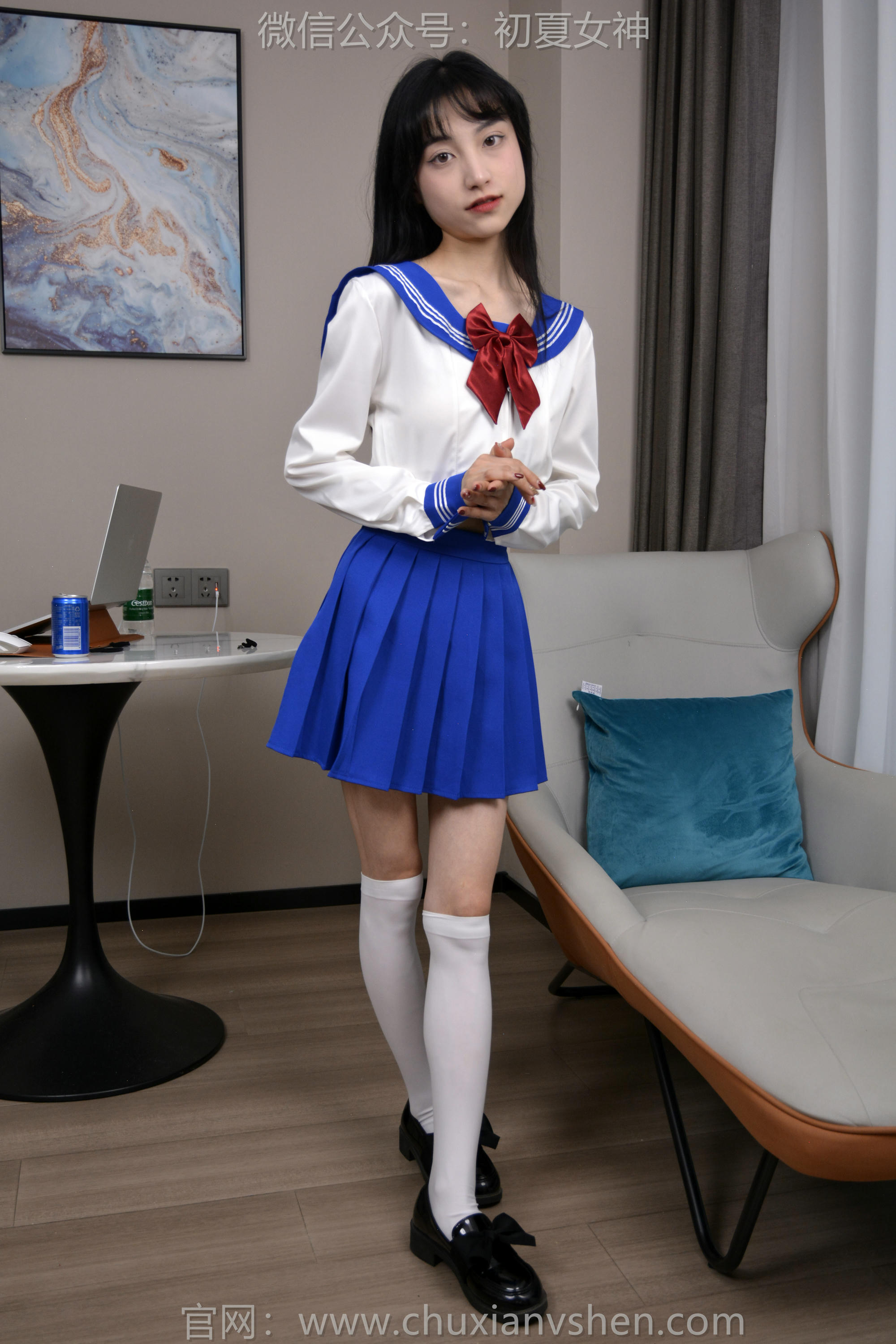 初夏女神 NO.145 柒柒 蓝色妖姬[140P+1V／4.95GB]_第7集