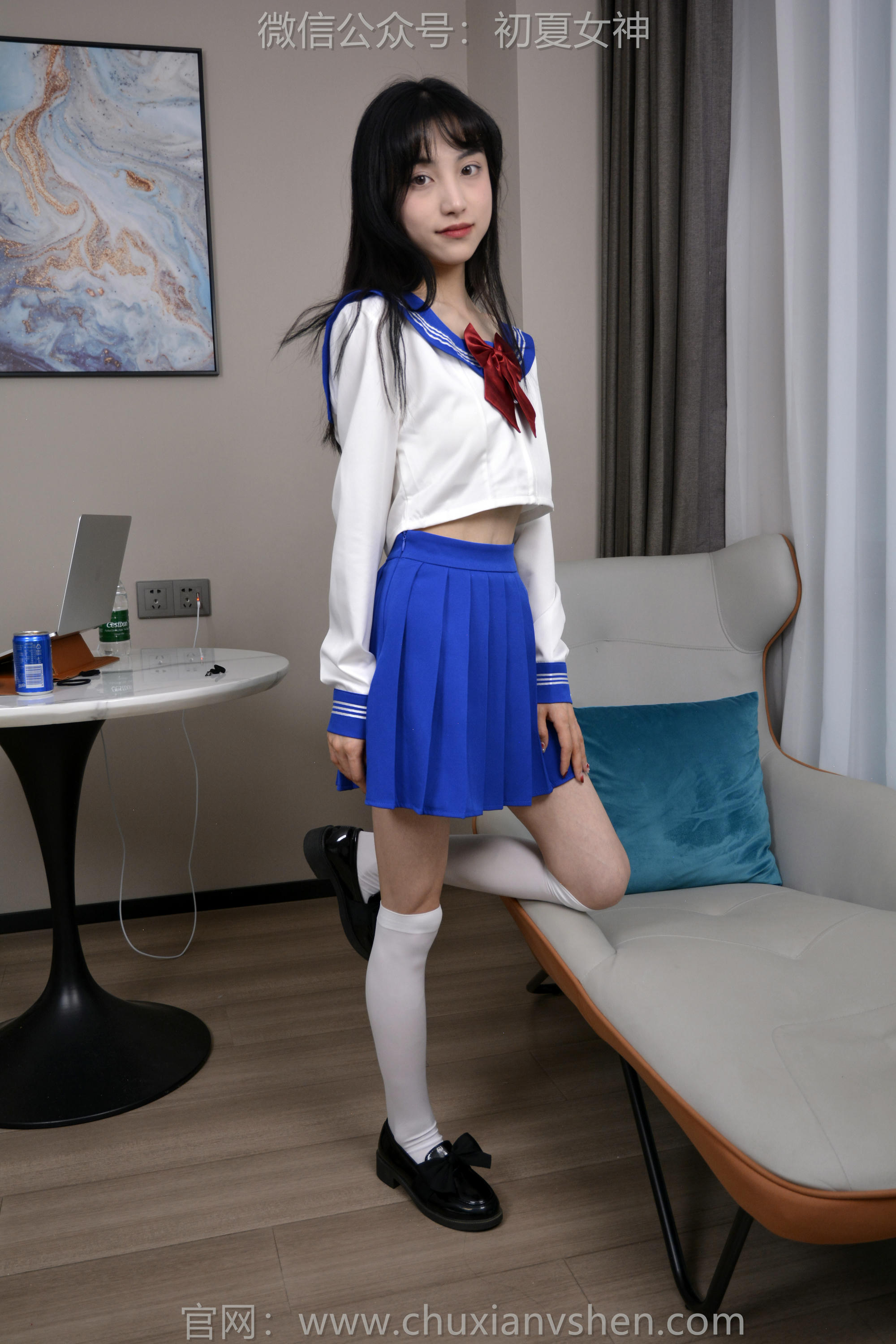 初夏女神 NO.145 柒柒 蓝色妖姬[140P+1V／4.95GB]_第7集