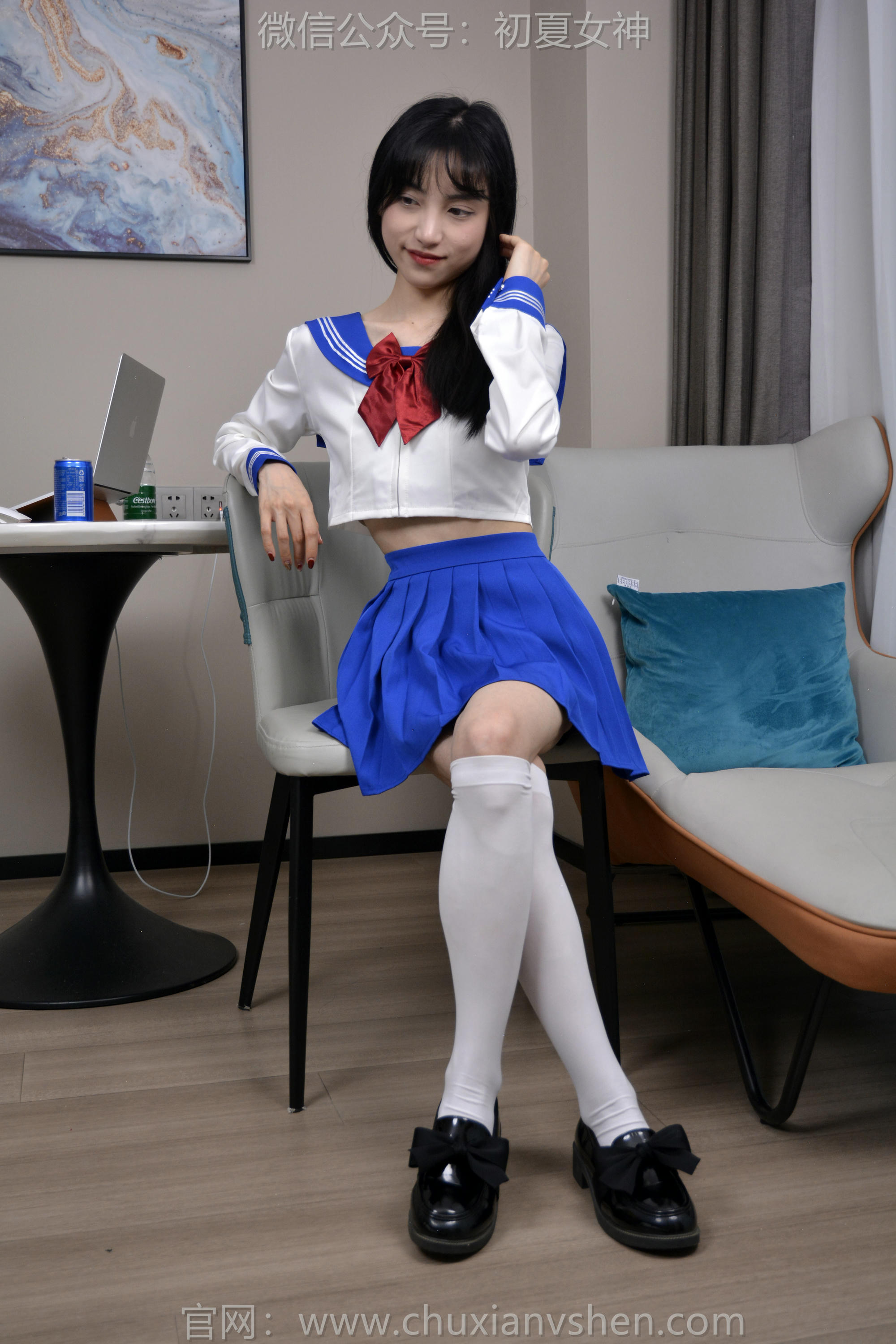 初夏女神 NO.145 柒柒 蓝色妖姬[140P+1V／4.95GB]_第7集