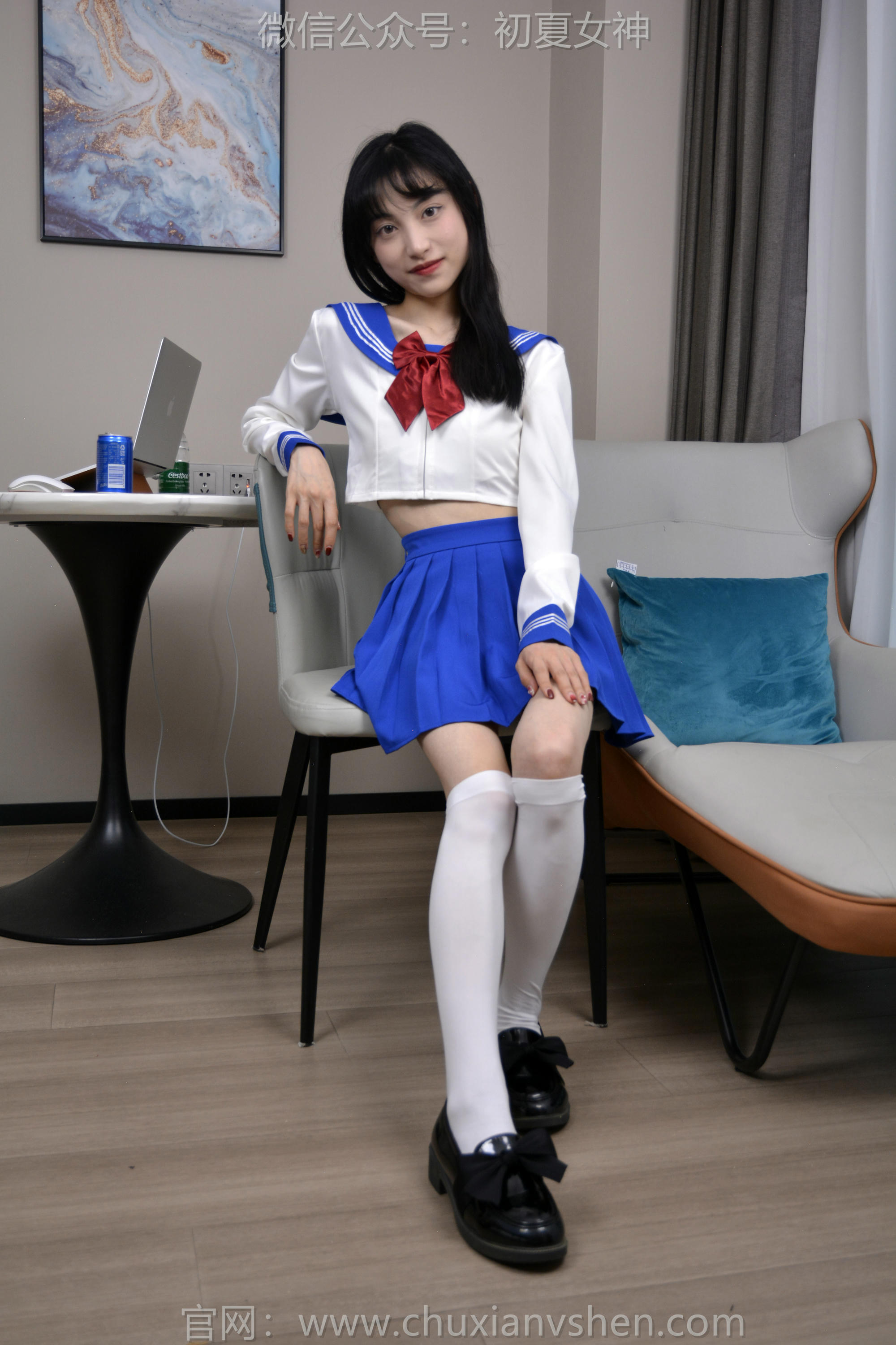 初夏女神 NO.145 柒柒 蓝色妖姬[140P+1V／4.95GB]_第7集