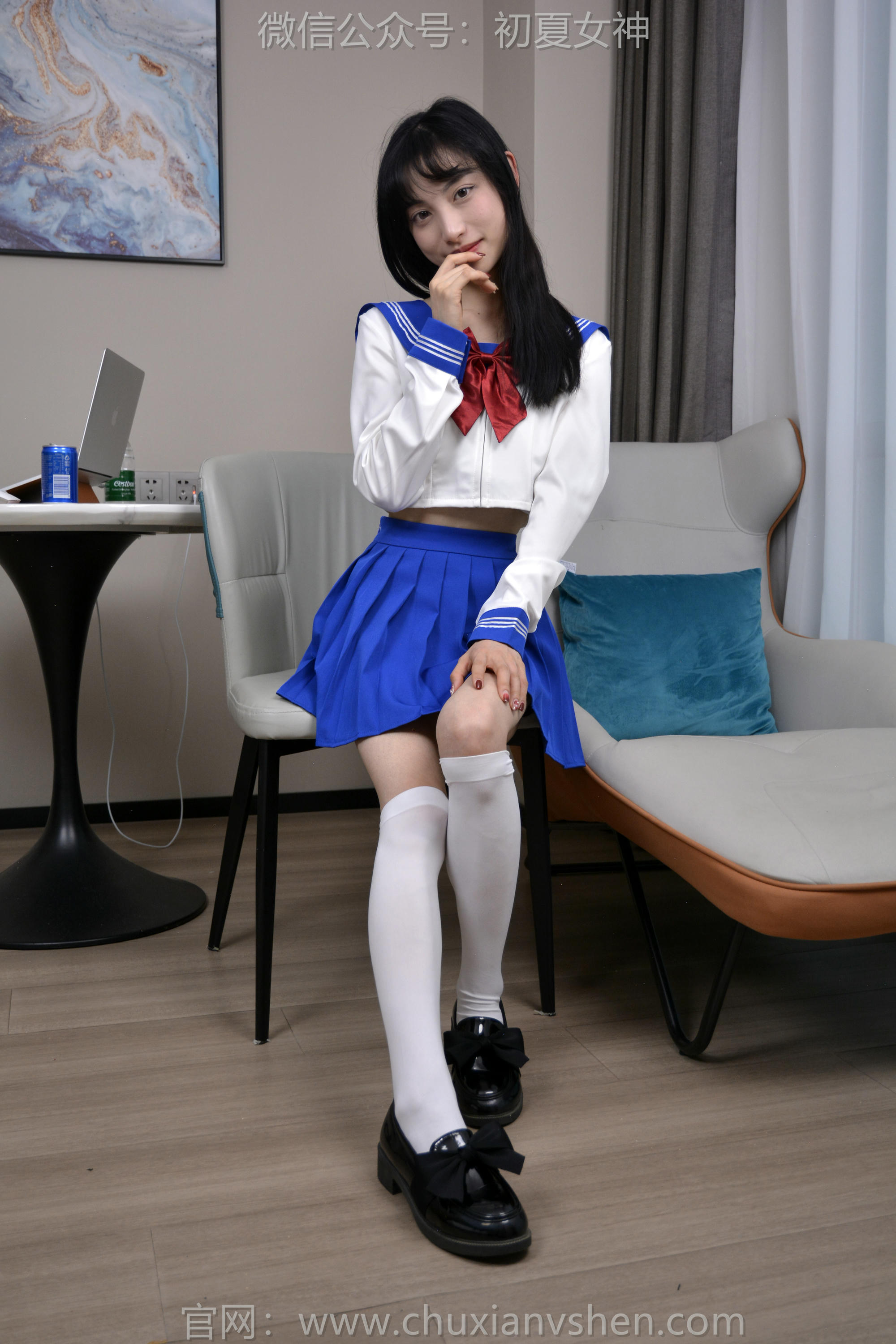 初夏女神 NO.145 柒柒 蓝色妖姬[140P+1V／4.95GB]_第7集