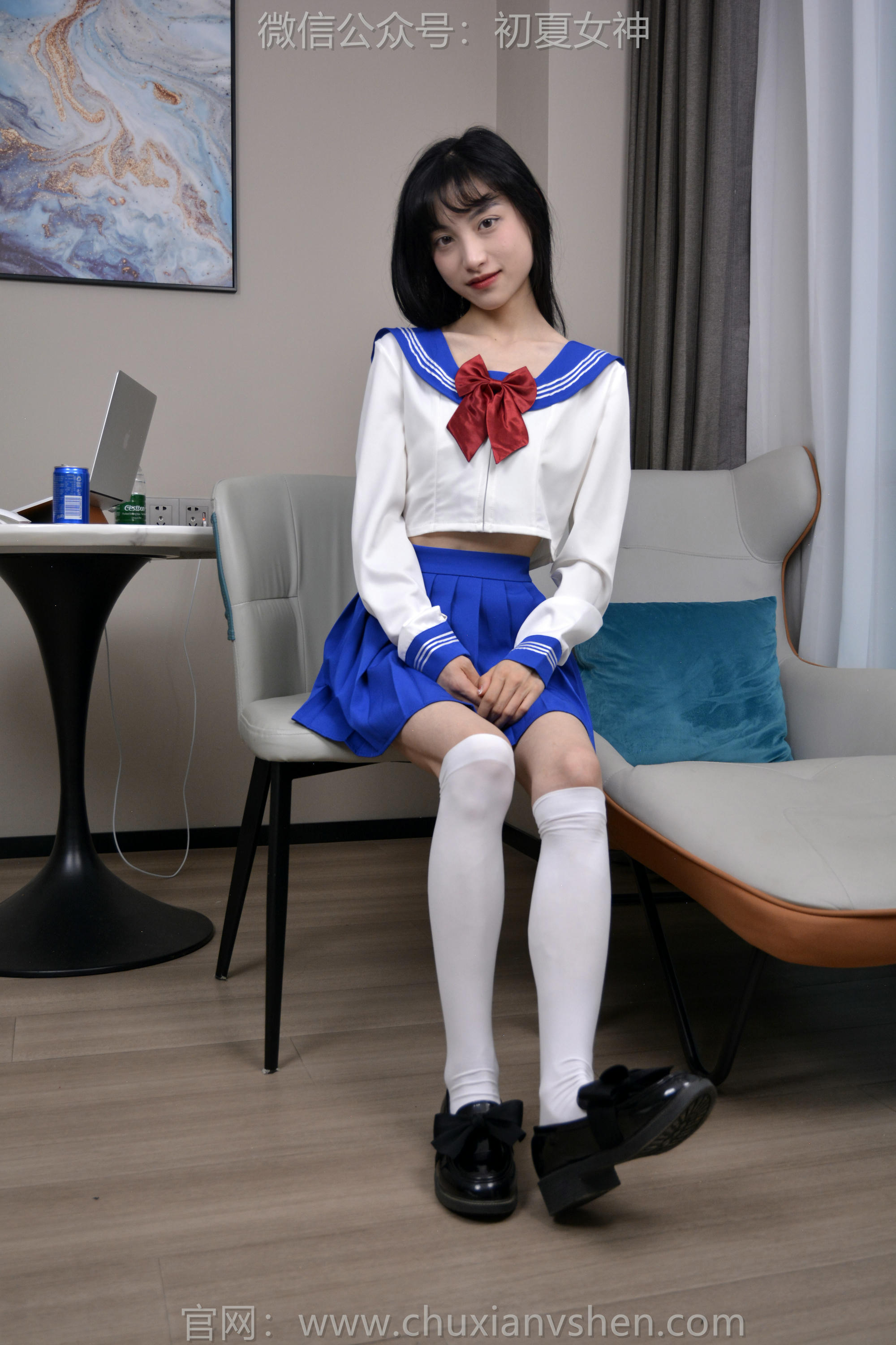 初夏女神 NO.145 柒柒 蓝色妖姬[140P+1V／4.95GB]_第7集