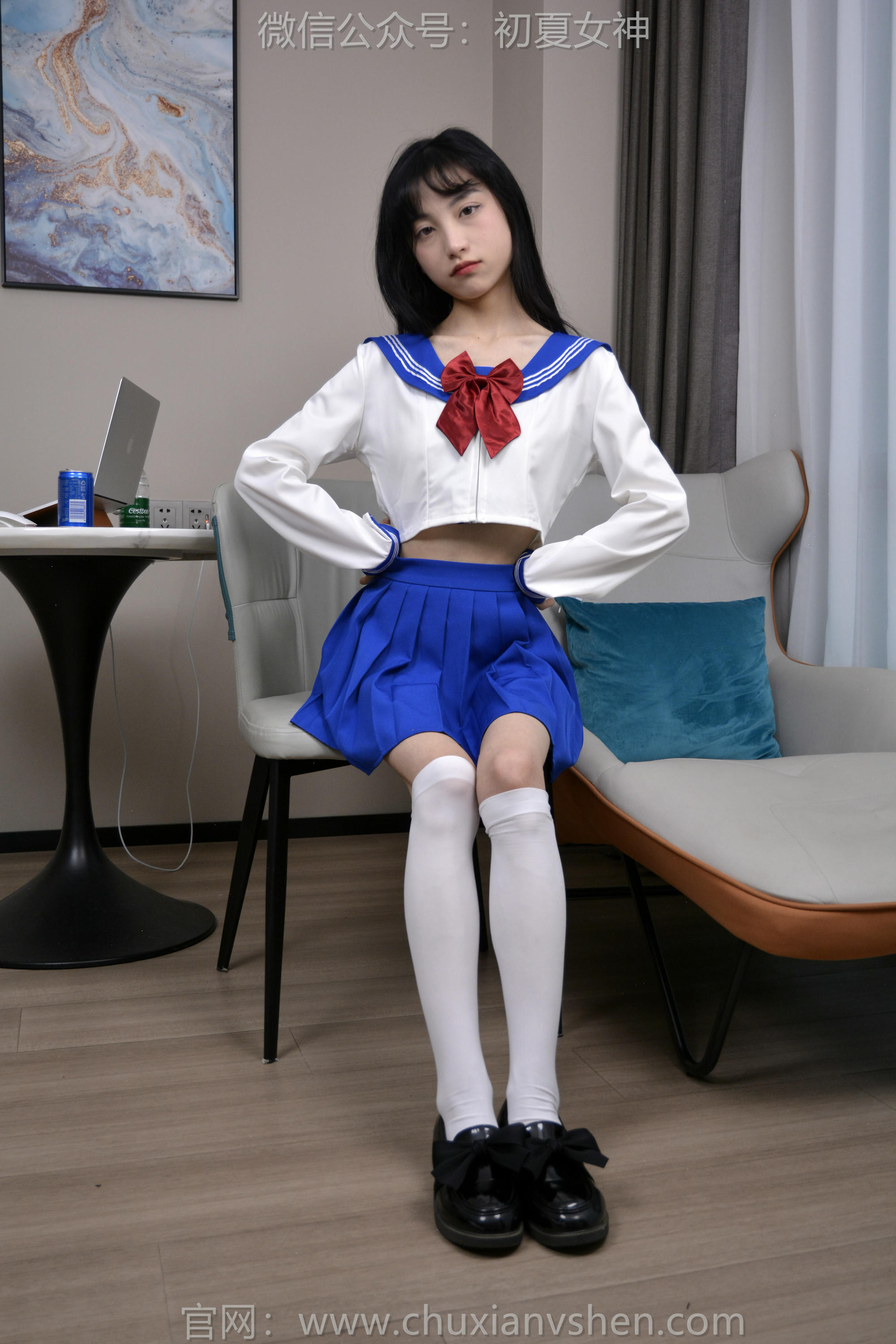 初夏女神 NO.145 柒柒 蓝色妖姬[140P+1V／4.95GB]_第7集