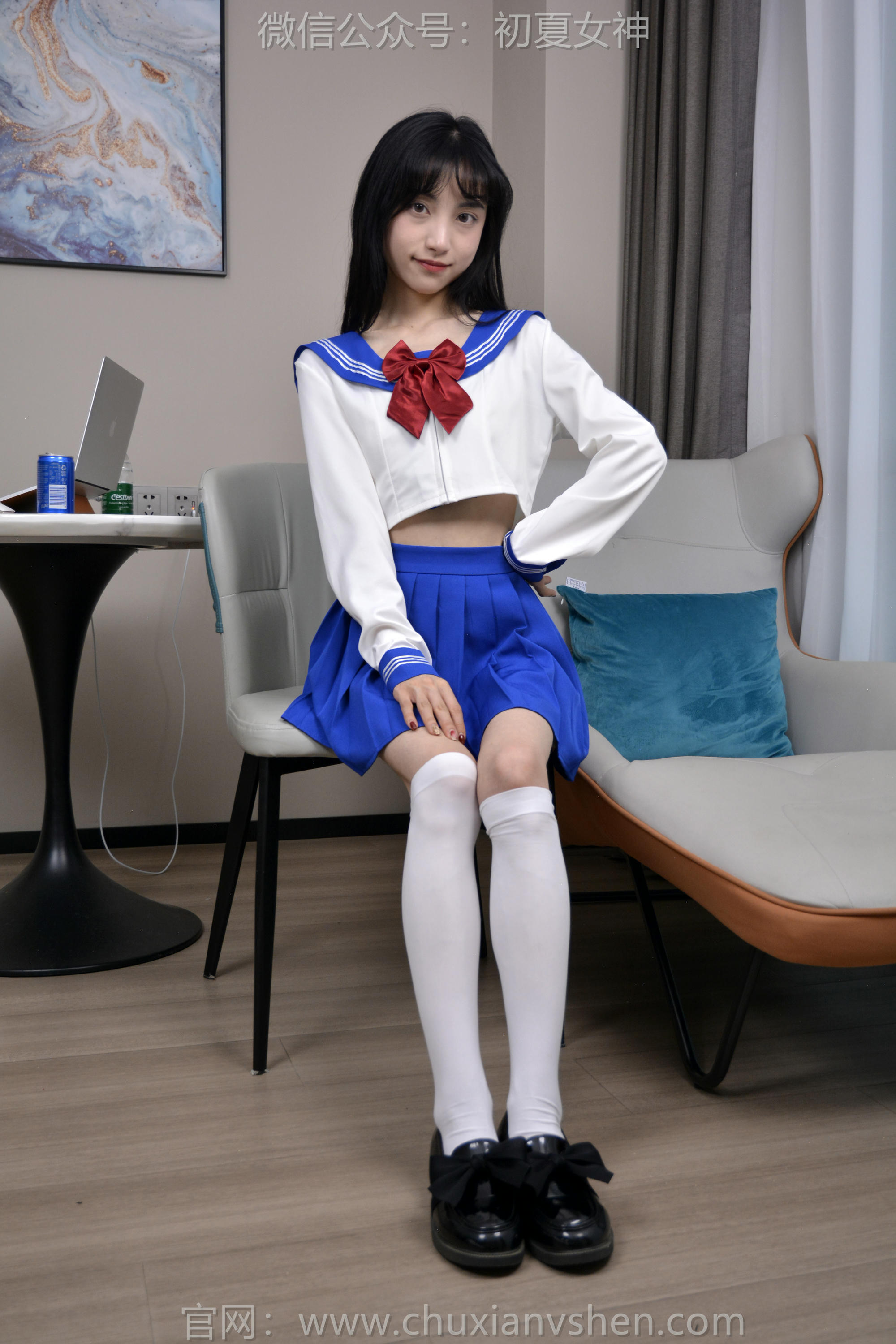 初夏女神 NO.145 柒柒 蓝色妖姬[140P+1V／4.95GB]_第7集