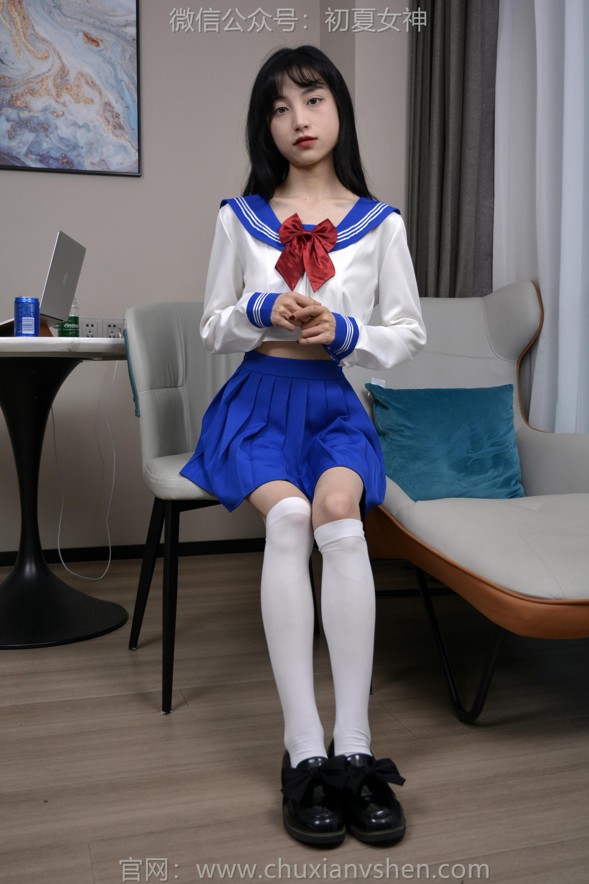 初夏女神 NO.145 柒柒 蓝色妖姬[140P+1V／4.95GB]_第7集