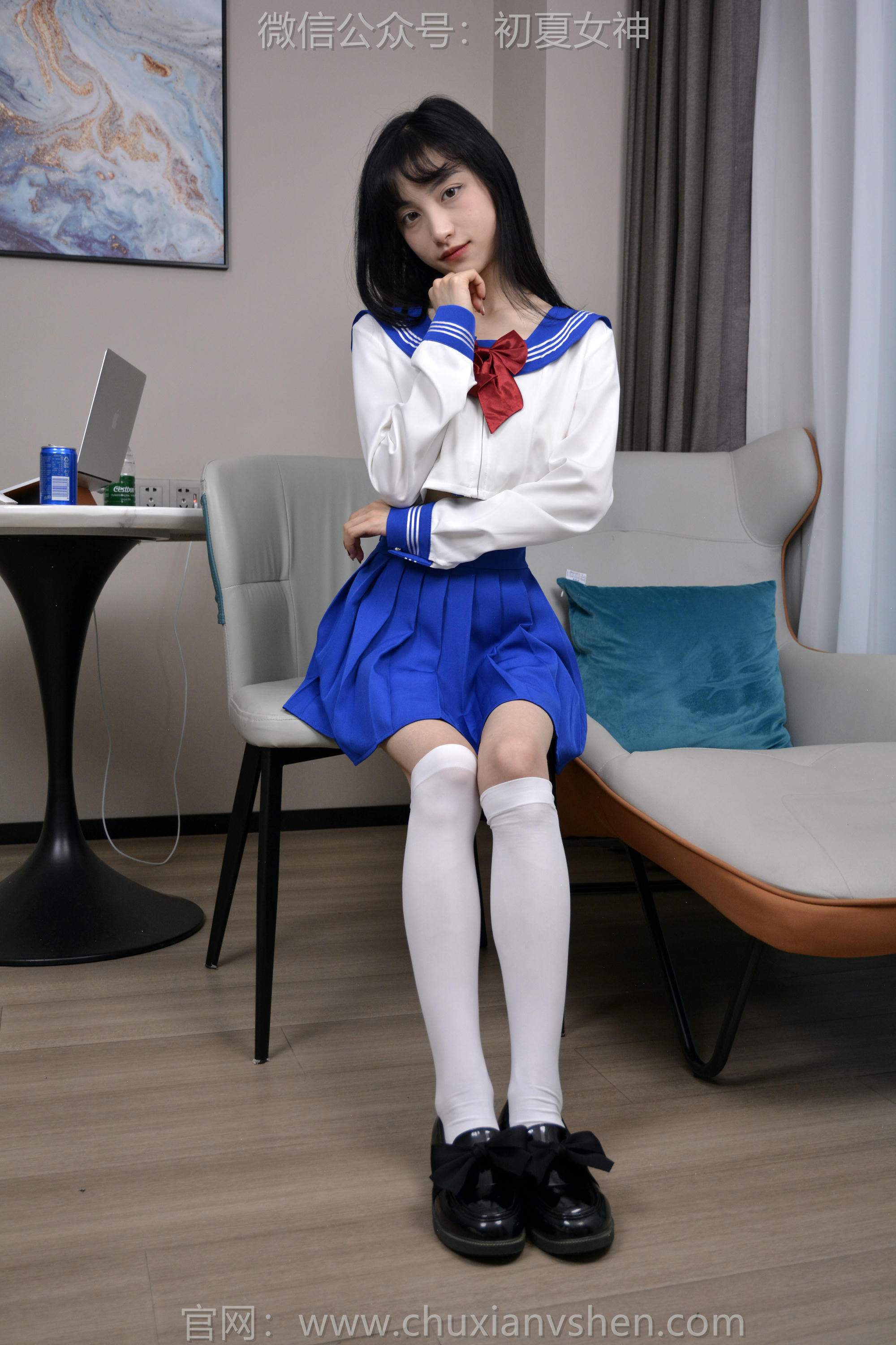 初夏女神 NO.145 柒柒 蓝色妖姬[140P+1V／4.95GB]_第7集