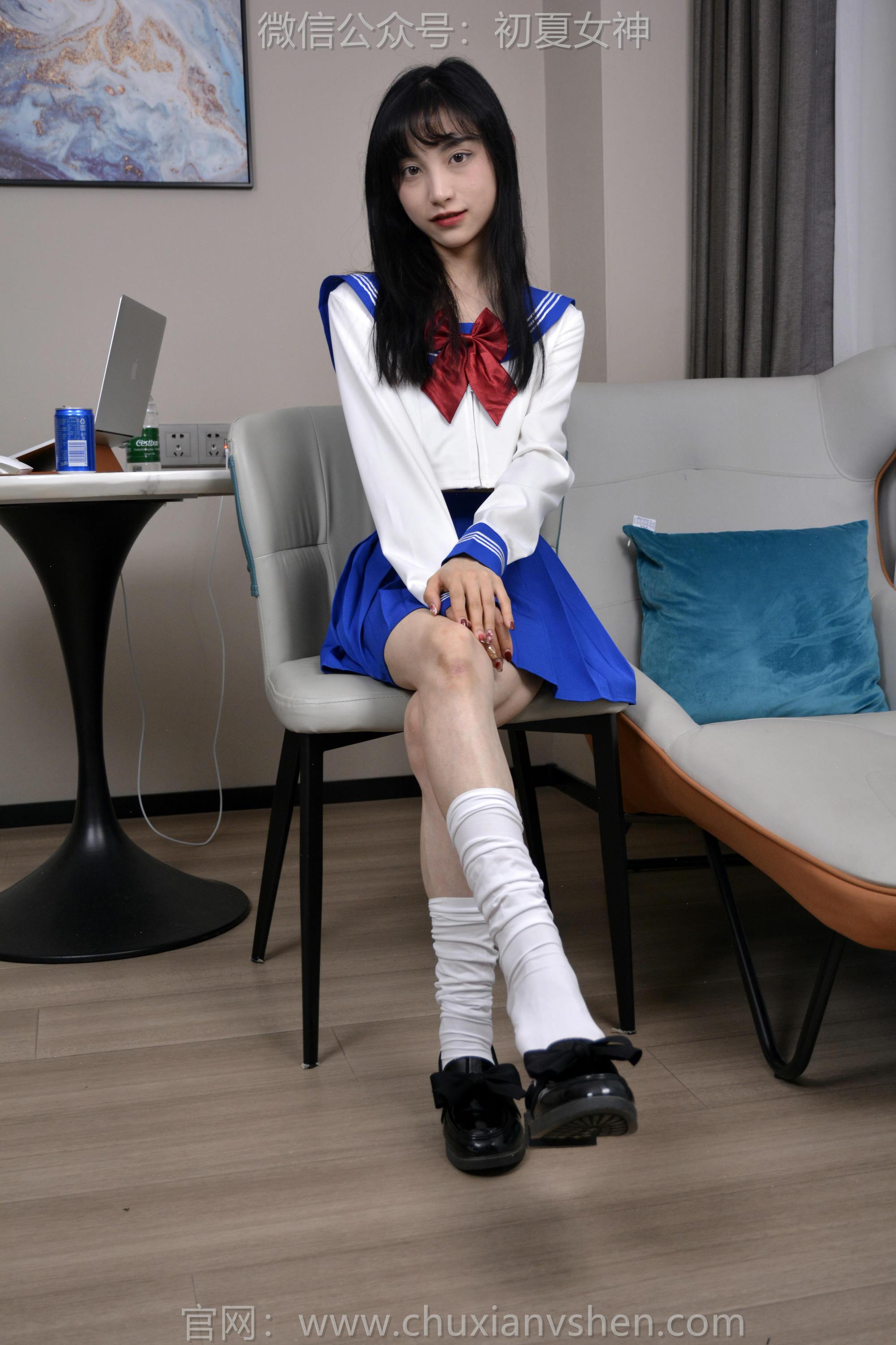 初夏女神 NO.145 柒柒 蓝色妖姬[140P+1V／4.95GB]_第7集