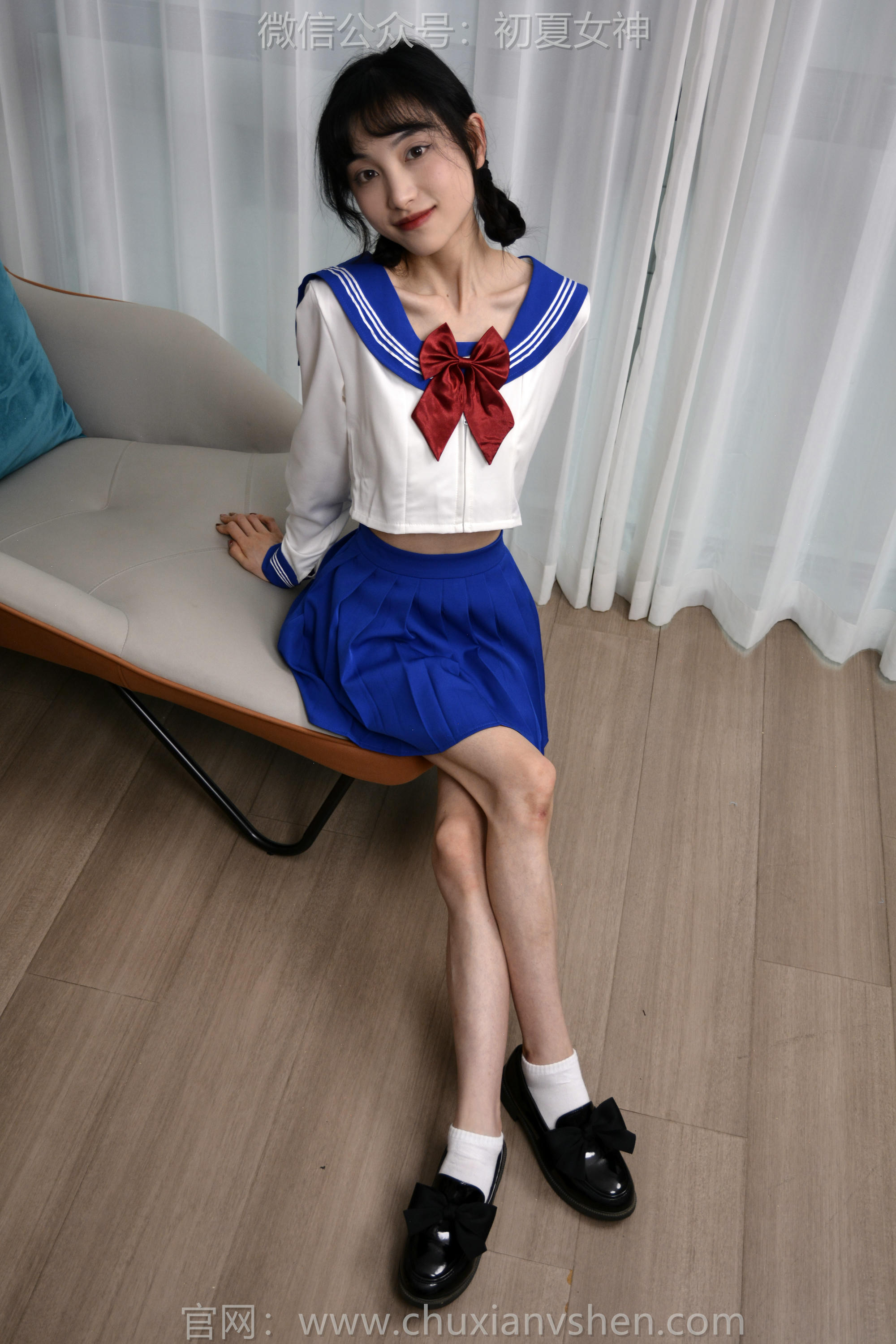 初夏女神 NO.145 柒柒 蓝色妖姬[140P+1V／4.95GB]_第2集