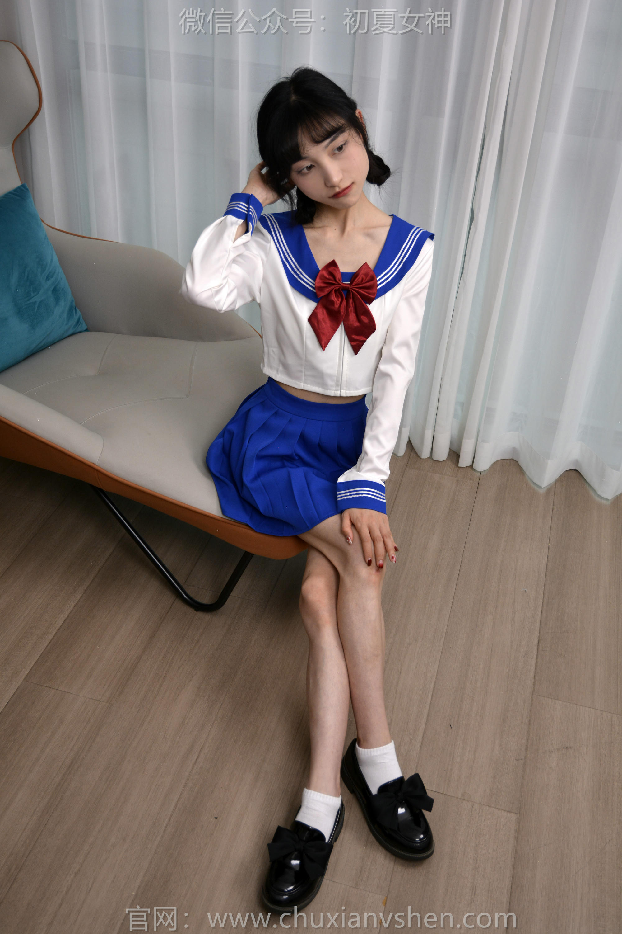 初夏女神 NO.145 柒柒 蓝色妖姬[140P+1V／4.95GB]_第2集