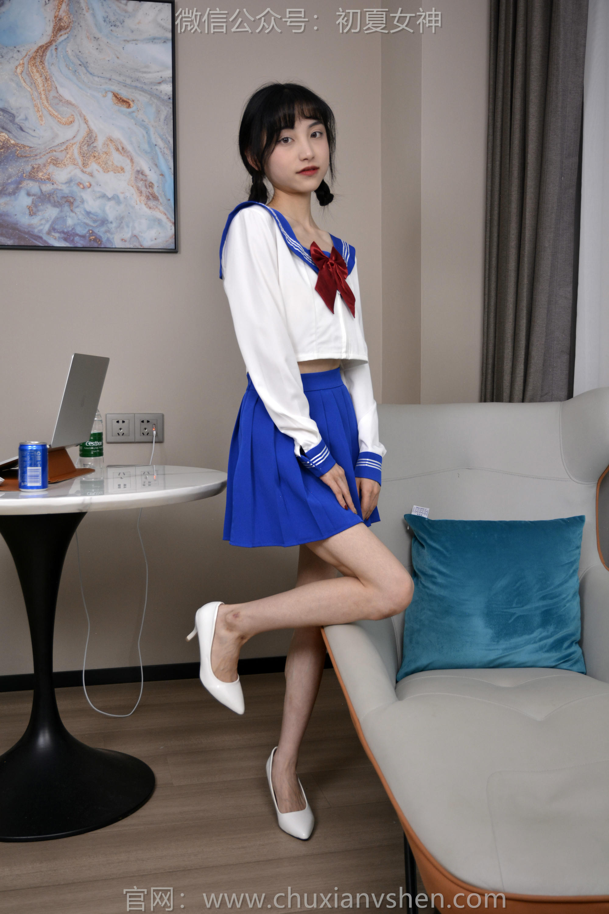 初夏女神 NO.145 柒柒 蓝色妖姬[140P+1V／4.95GB]_第3集