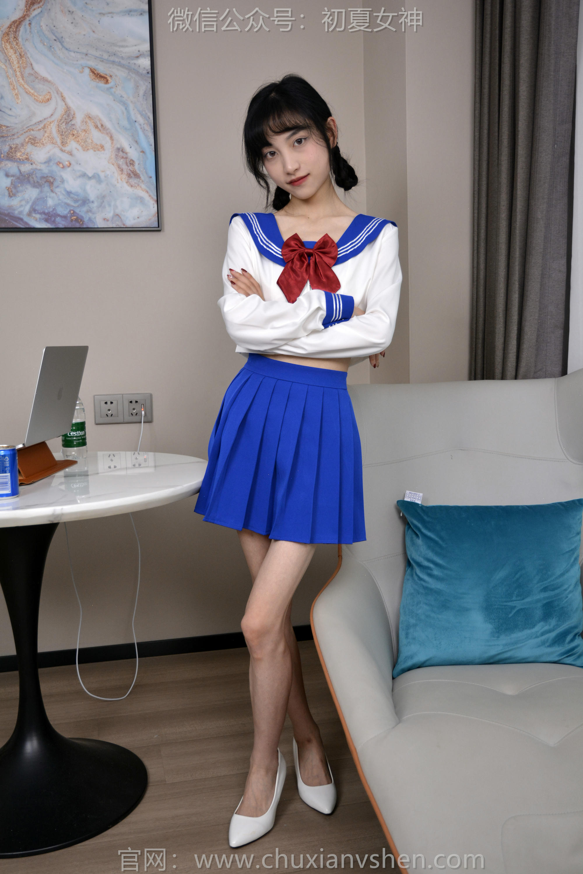 初夏女神 NO.145 柒柒 蓝色妖姬[140P+1V／4.95GB]_第3集