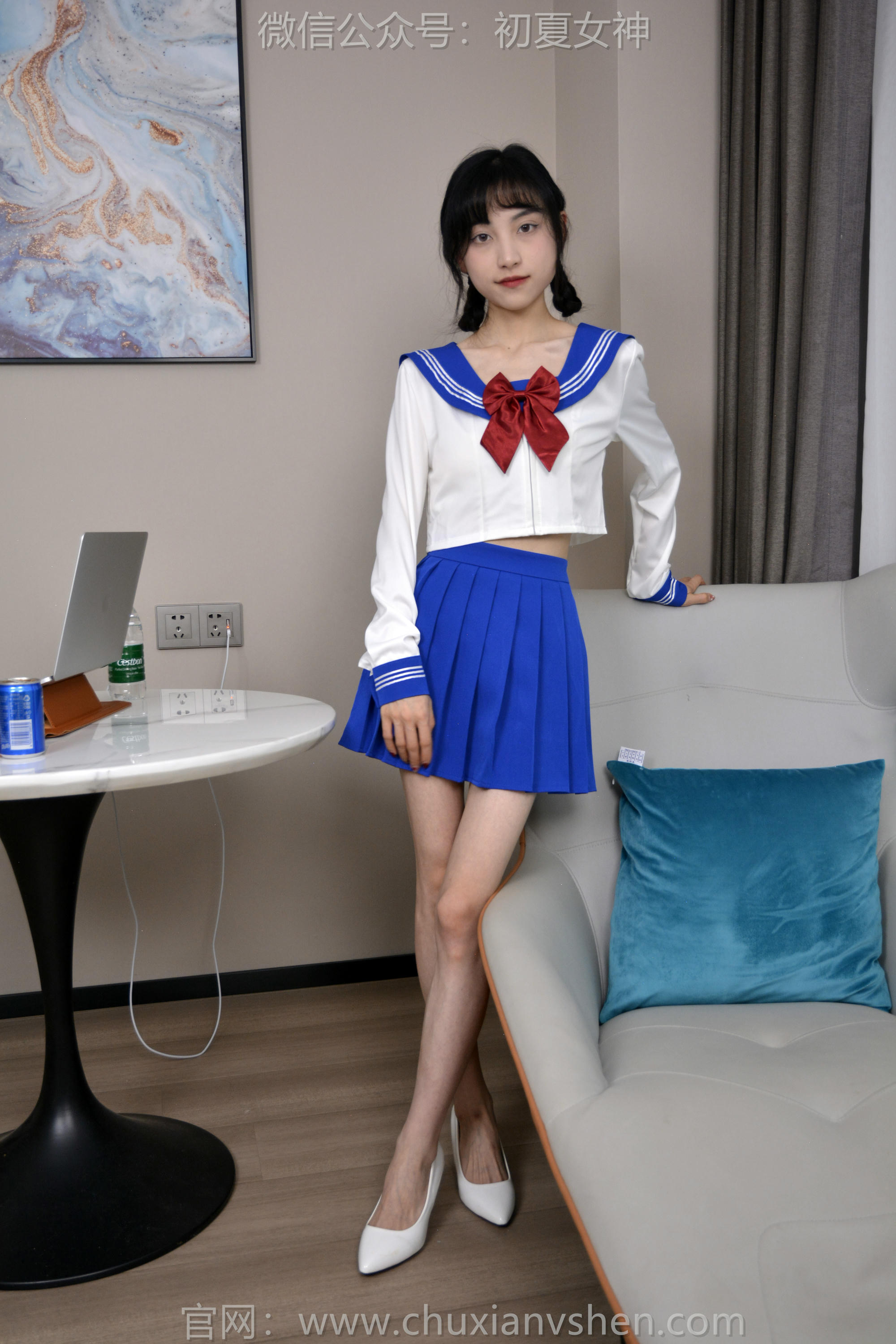 初夏女神 NO.145 柒柒 蓝色妖姬[140P+1V／4.95GB]_第3集