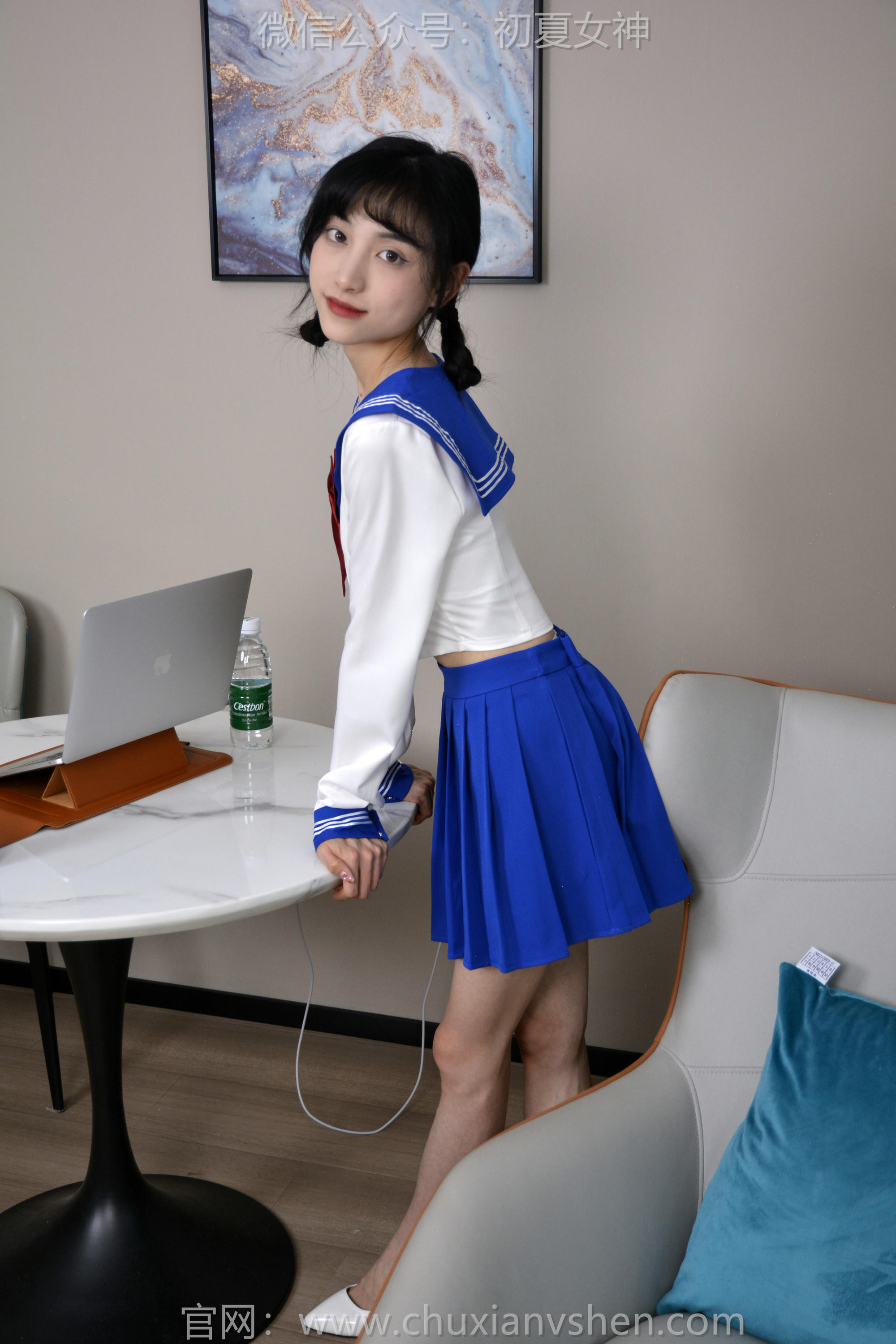 初夏女神 NO.145 柒柒 蓝色妖姬[140P+1V／4.95GB]_第4集