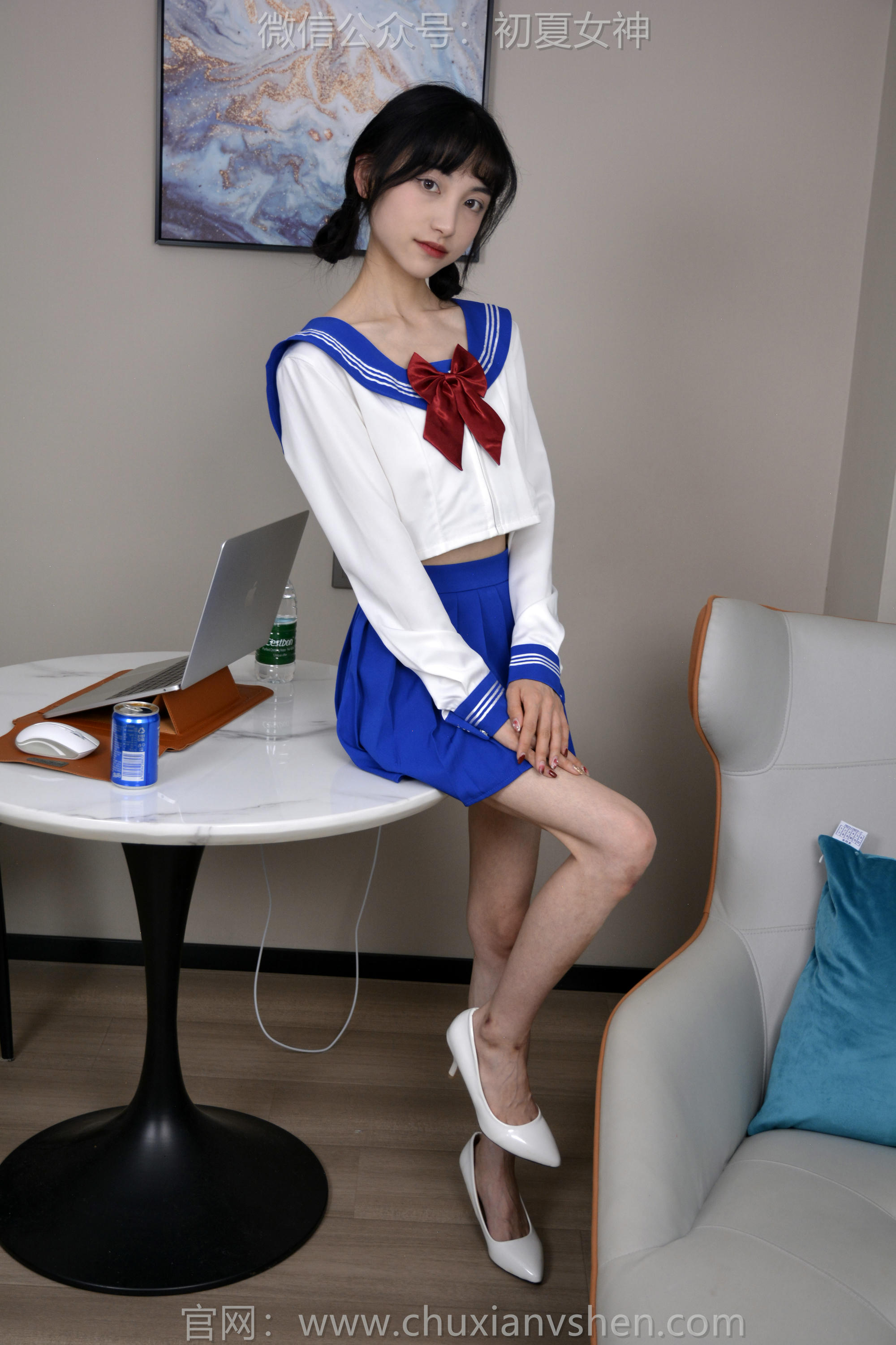 初夏女神 NO.145 柒柒 蓝色妖姬[140P+1V／4.95GB]_第4集