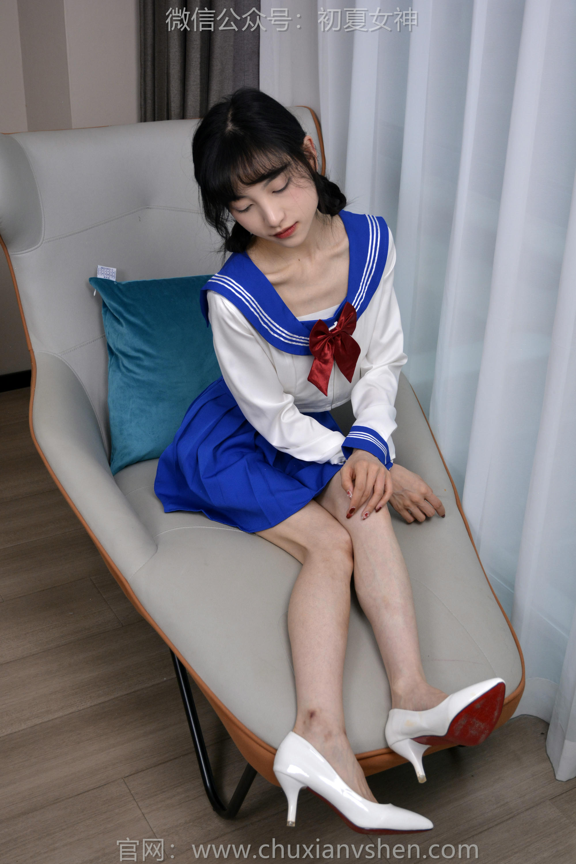 初夏女神 NO.145 柒柒 蓝色妖姬[140P+1V／4.95GB]_第5集