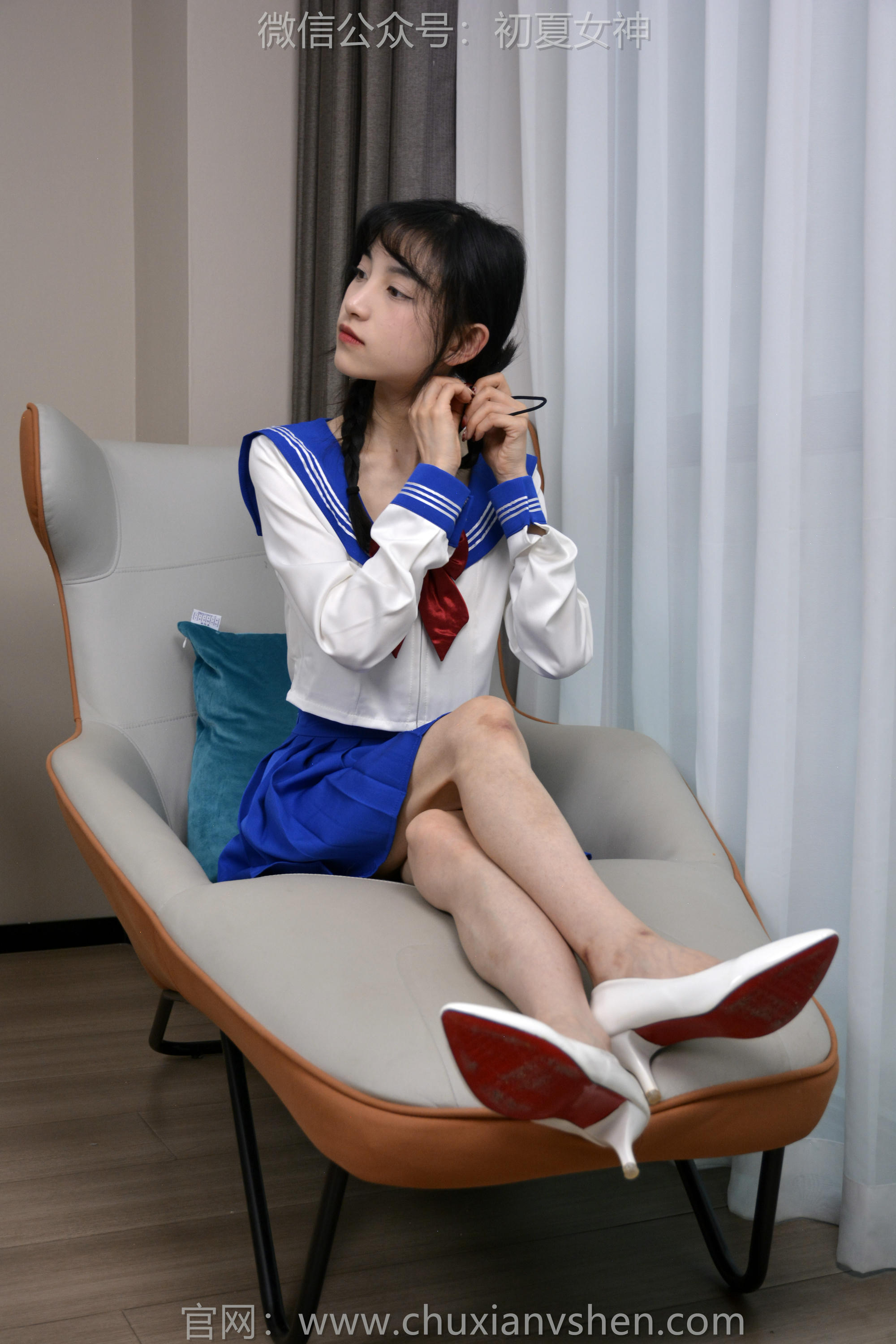 初夏女神 NO.145 柒柒 蓝色妖姬[140P+1V／4.95GB]_第5集