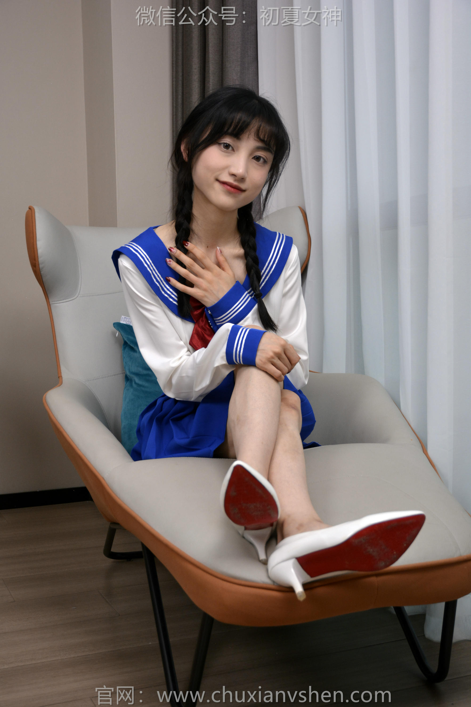 初夏女神 NO.145 柒柒 蓝色妖姬[140P+1V／4.95GB]_第5集