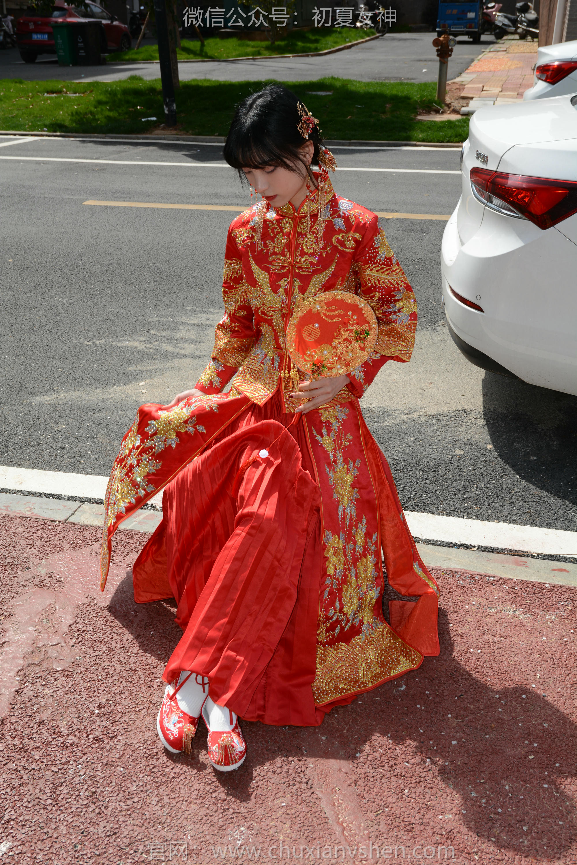 初夏女神 NO.160 柒柒 最美新娘 [140P1V-5.56GB]_第6集