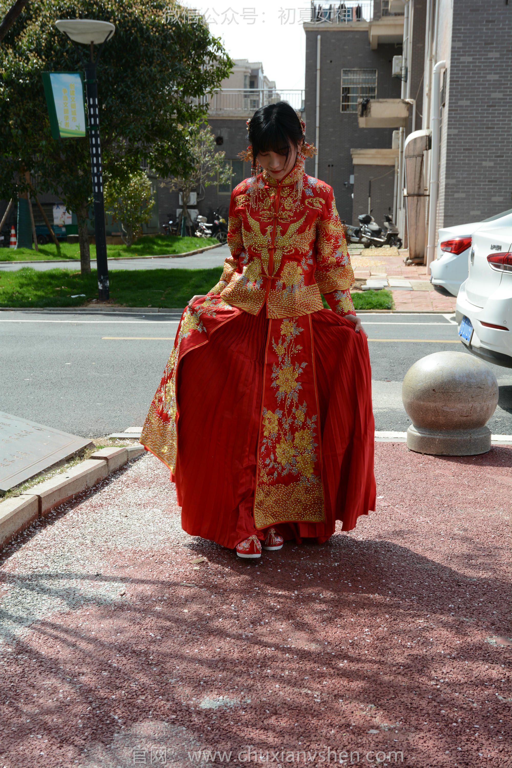 初夏女神 NO.160 柒柒 最美新娘 [140P1V-5.56GB]_第6集