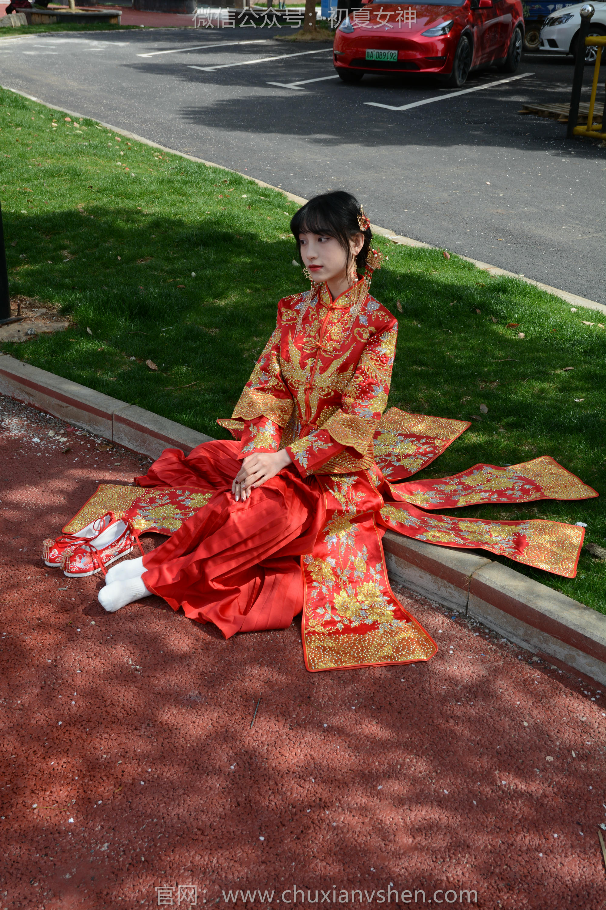 初夏女神 NO.160 柒柒 最美新娘 [140P1V-5.56GB]_第7集