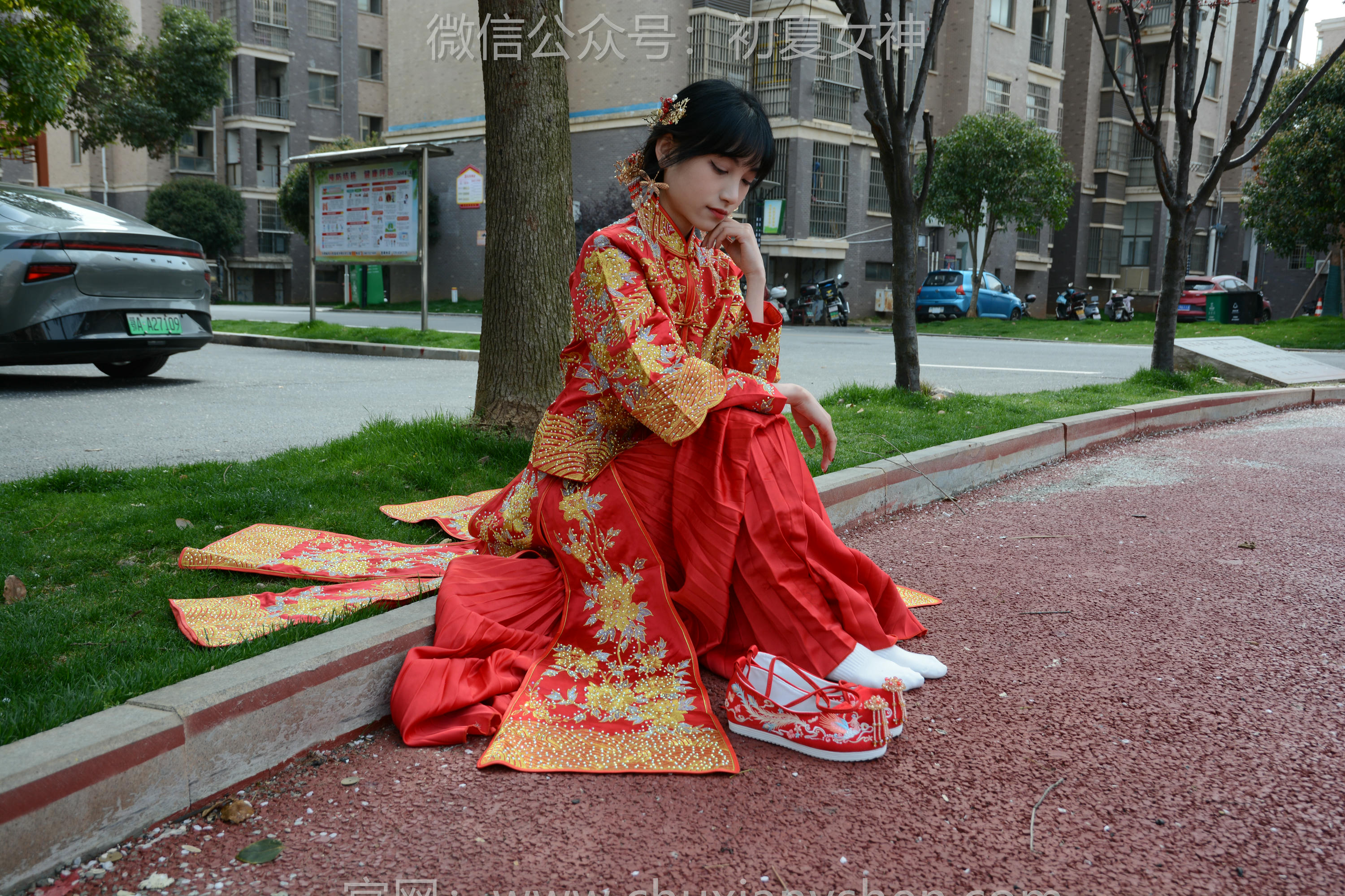 初夏女神 NO.160 柒柒 最美新娘 [140P1V-5.56GB]_第7集