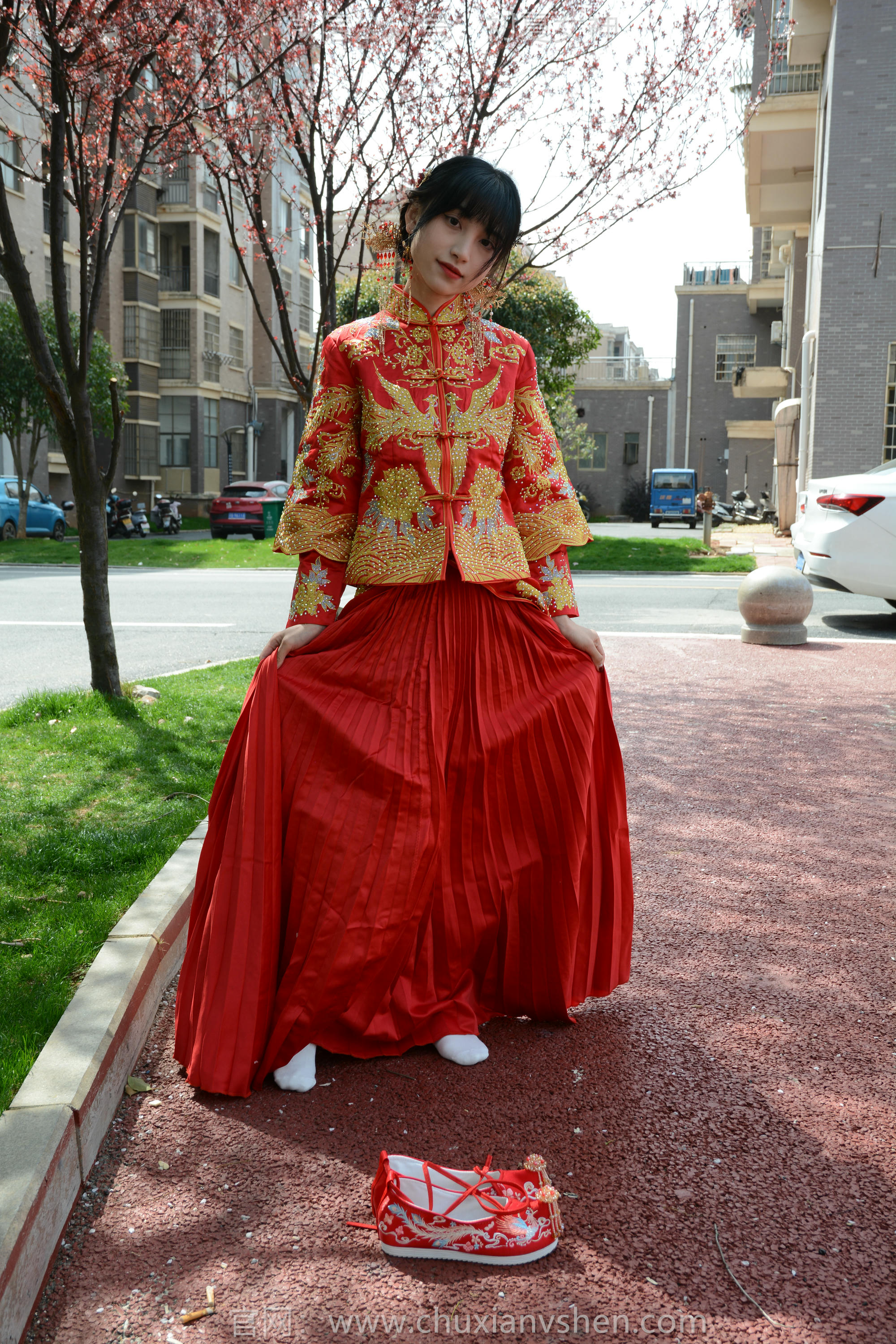 初夏女神 NO.160 柒柒 最美新娘 [140P1V-5.56GB]_第7集