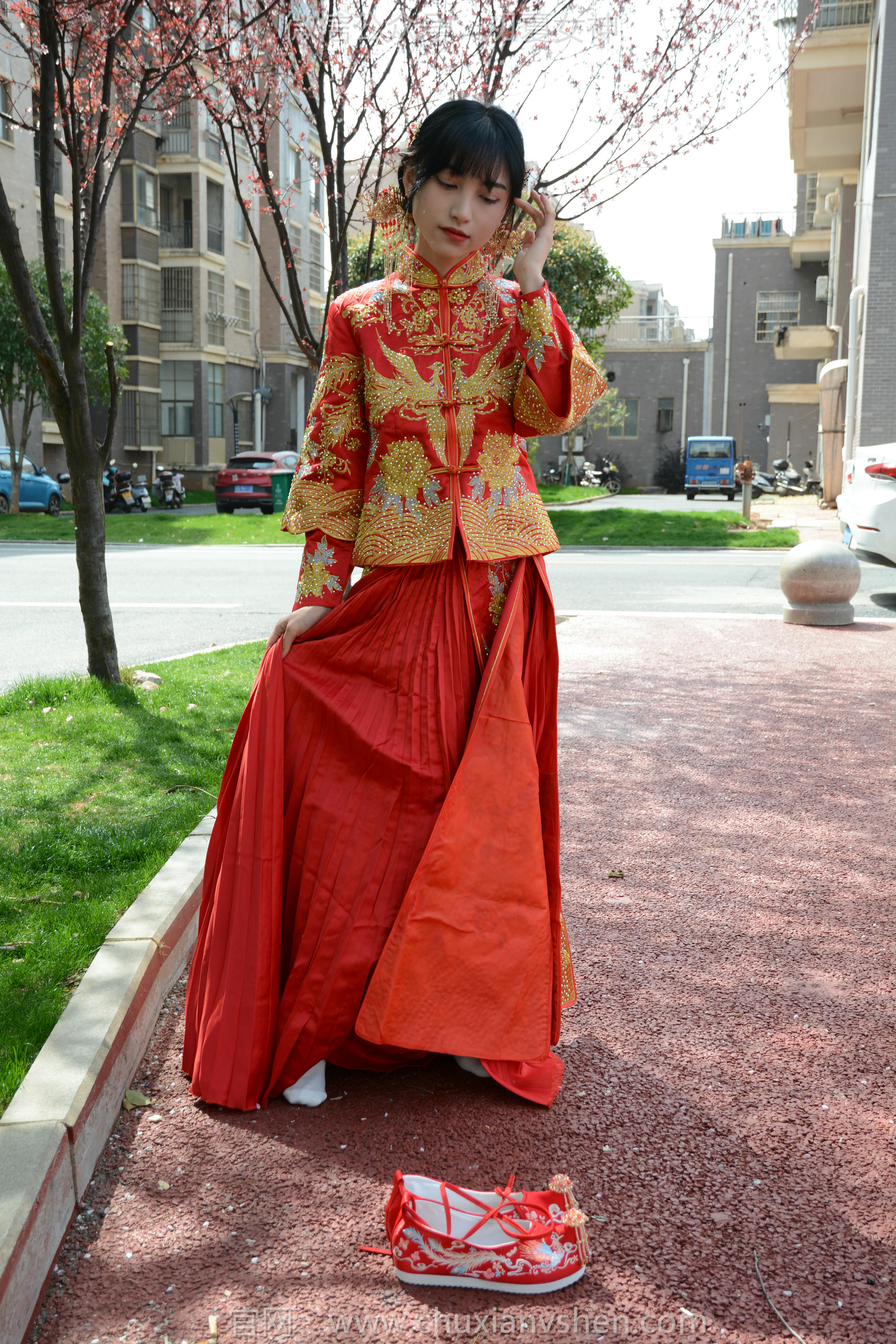 初夏女神 NO.160 柒柒 最美新娘 [140P1V-5.56GB]_第7集