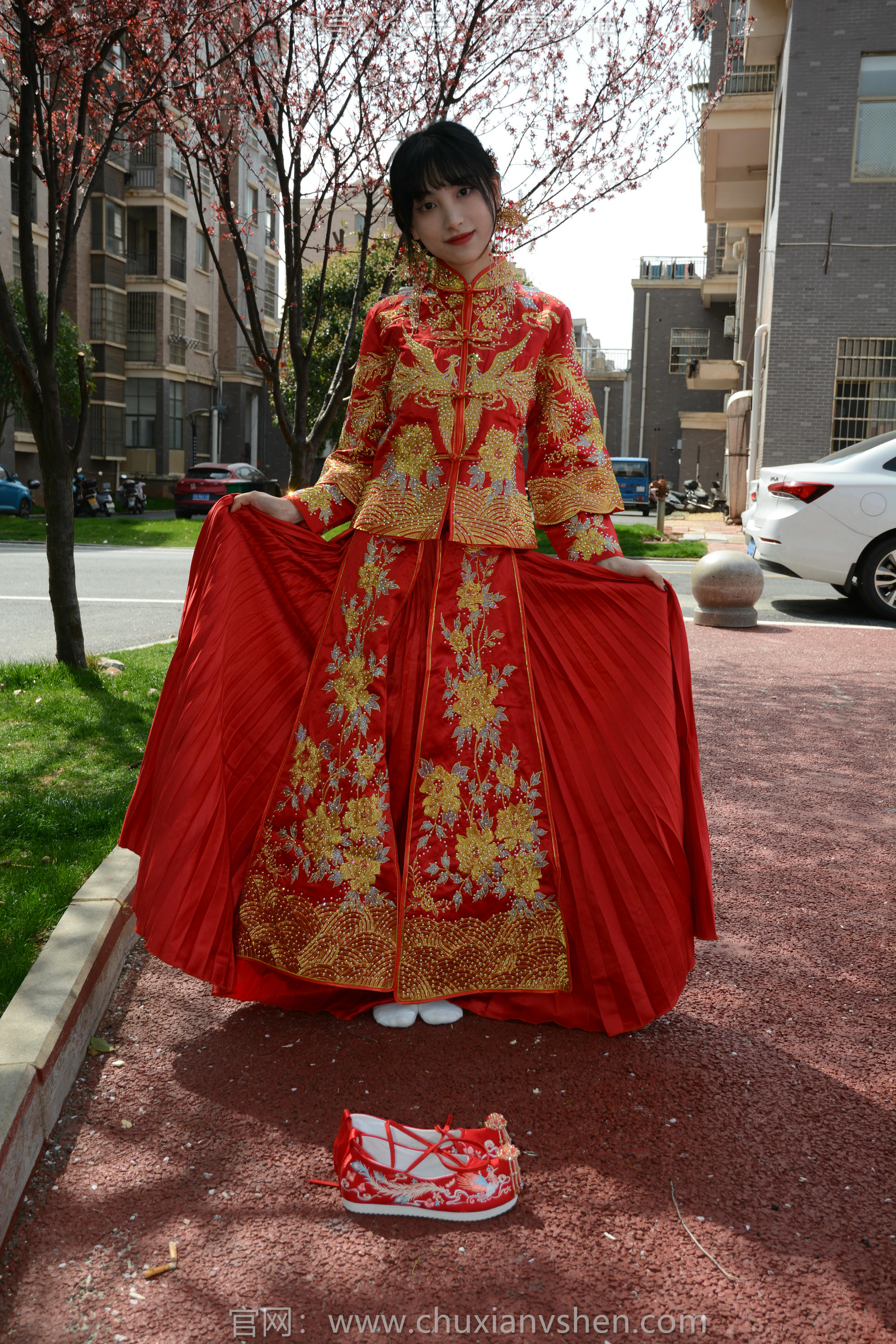 初夏女神 NO.160 柒柒 最美新娘 [140P1V-5.56GB]_第7集