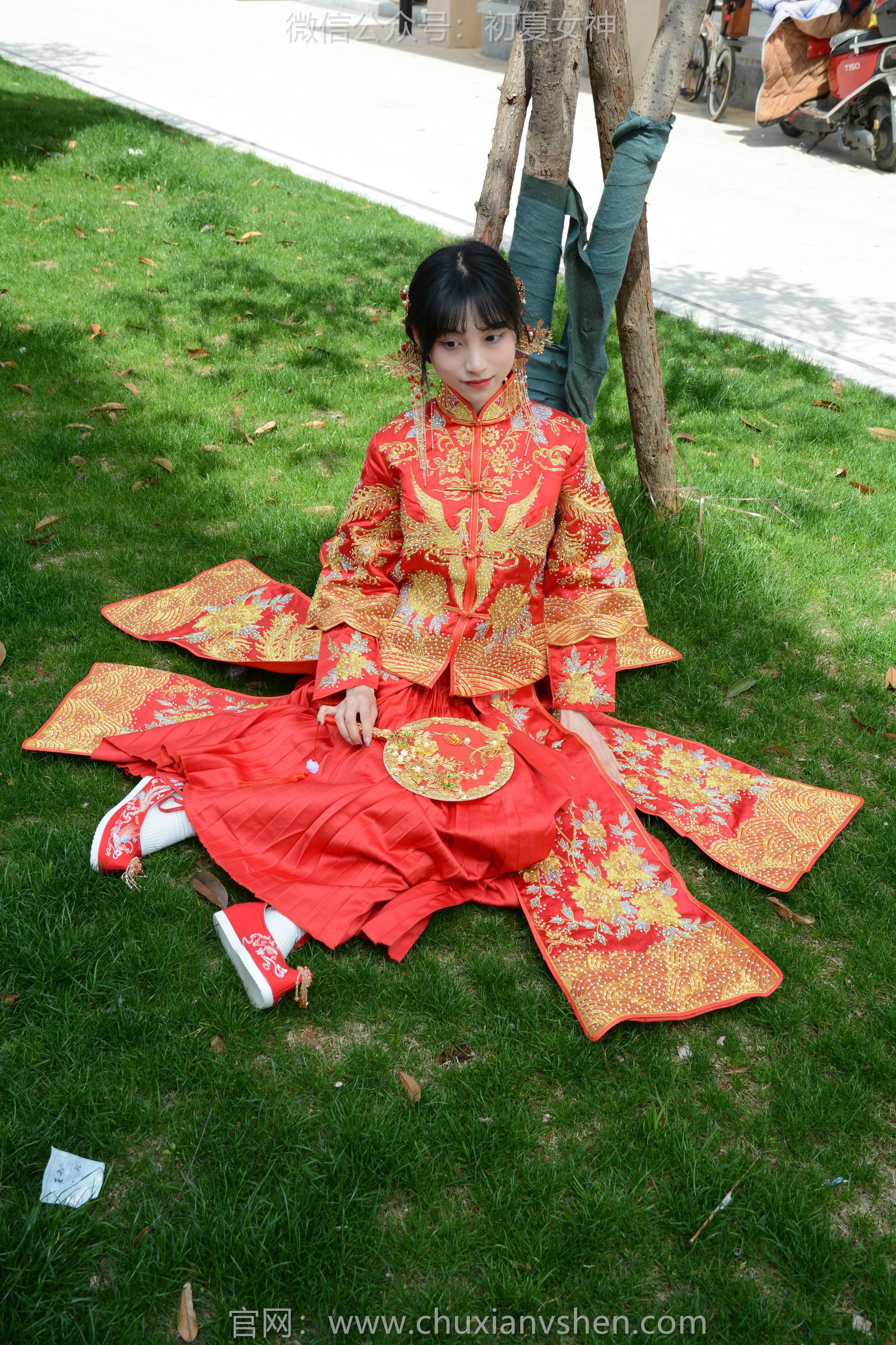 初夏女神 NO.160 柒柒 最美新娘 [140P1V-5.56GB]_第2集