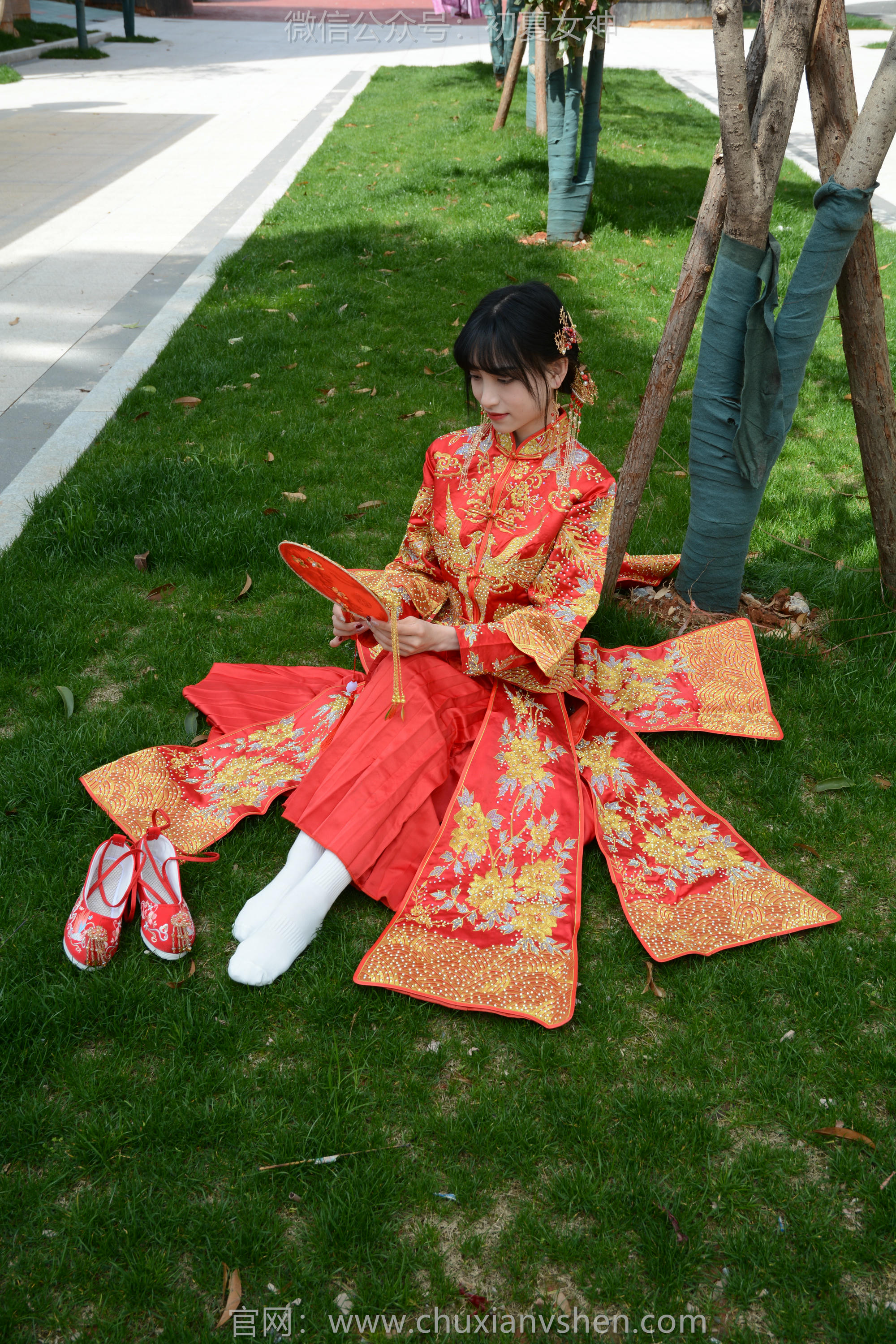 初夏女神 NO.160 柒柒 最美新娘 [140P1V-5.56GB]_第2集