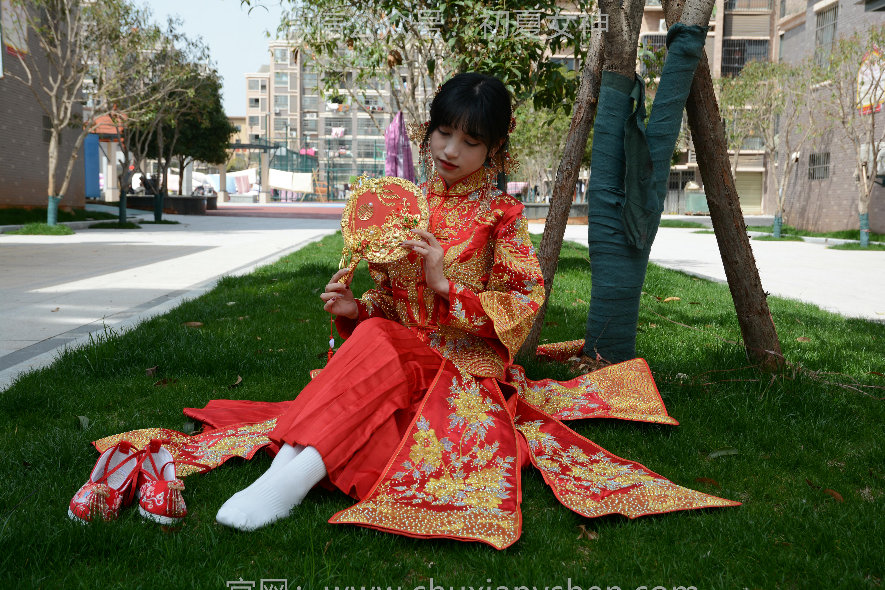 初夏女神 NO.160 柒柒 最美新娘 [140P1V-5.56GB]_第3集