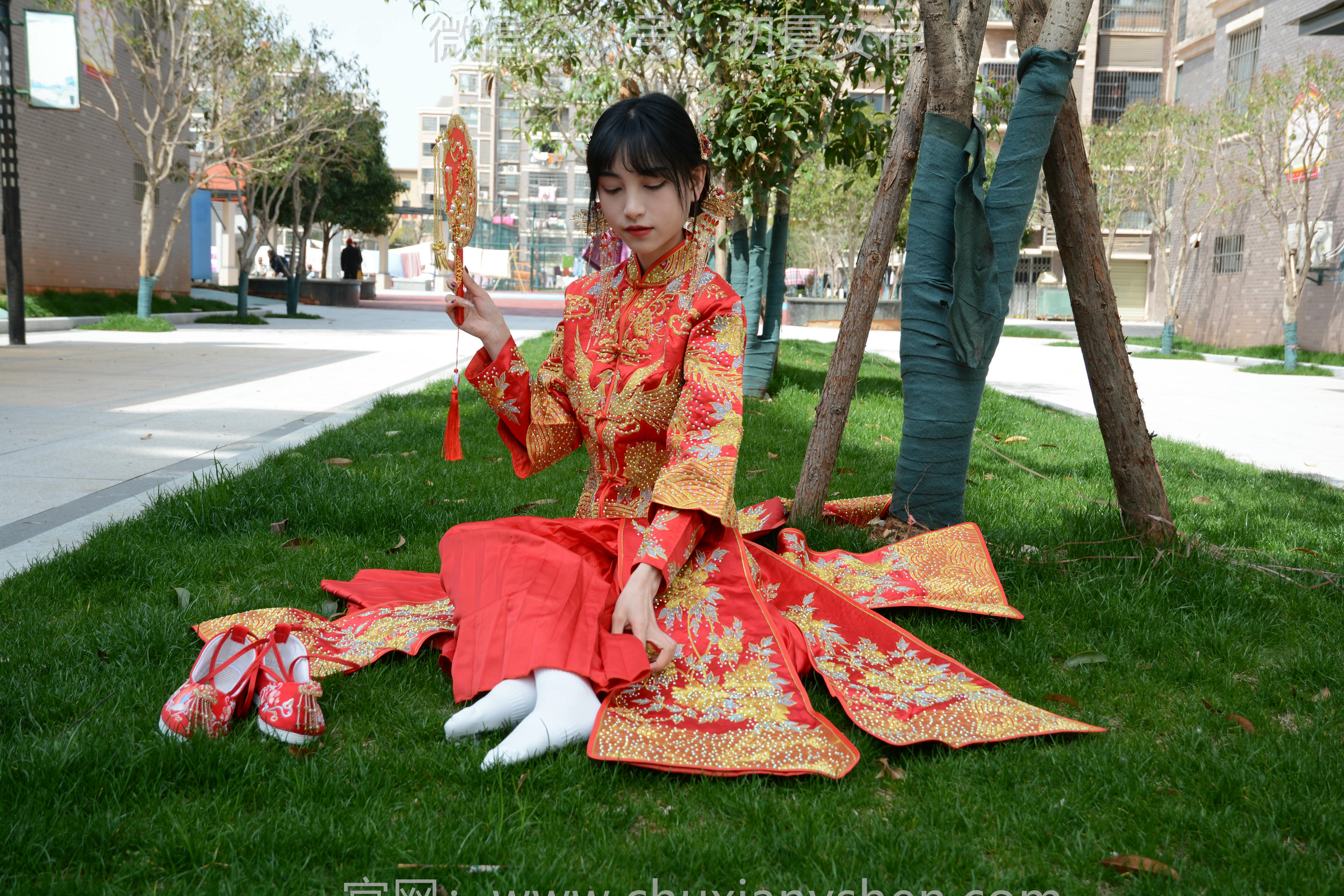 初夏女神 NO.160 柒柒 最美新娘 [140P1V-5.56GB]_第3集