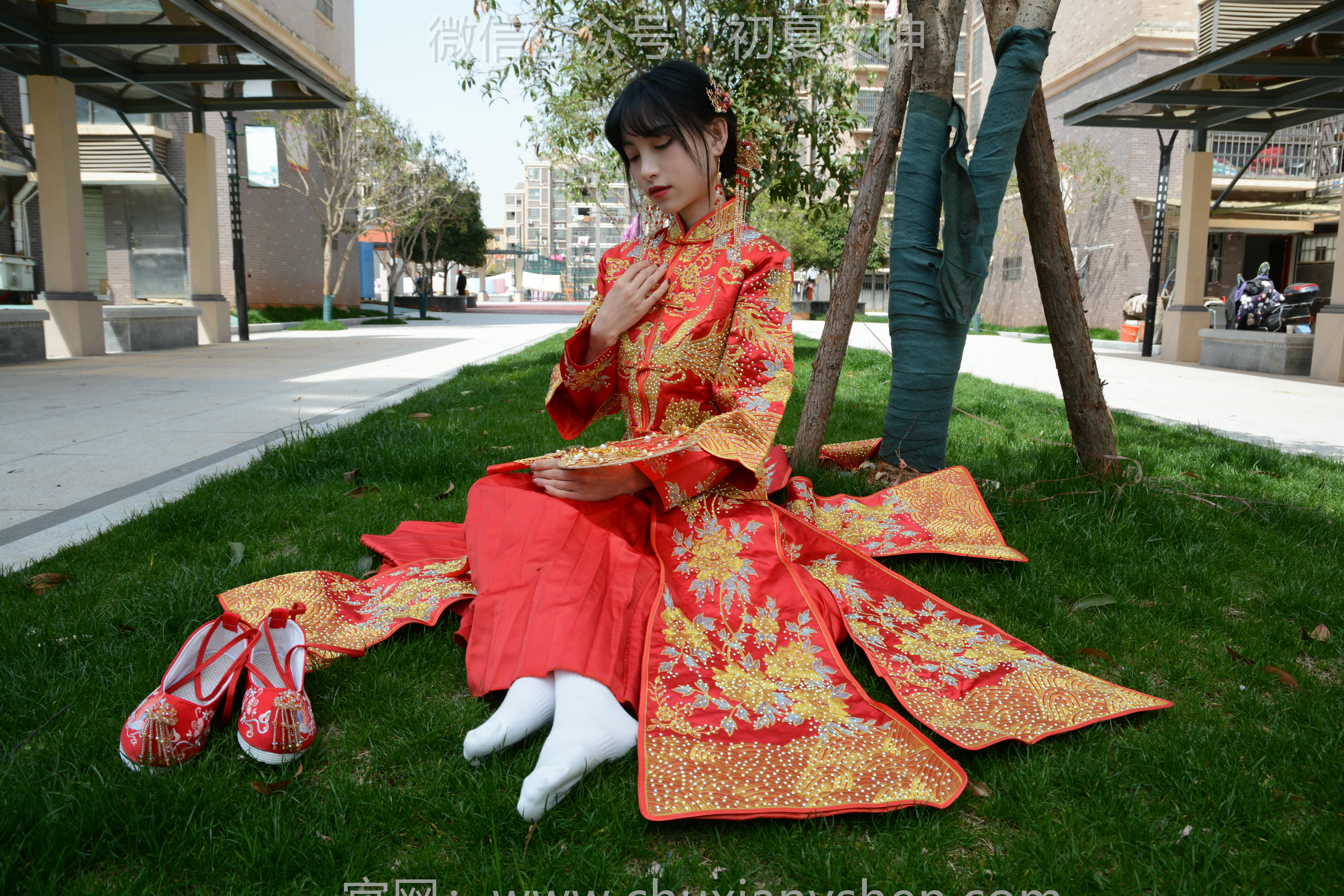 初夏女神 NO.160 柒柒 最美新娘 [140P1V-5.56GB]_第3集