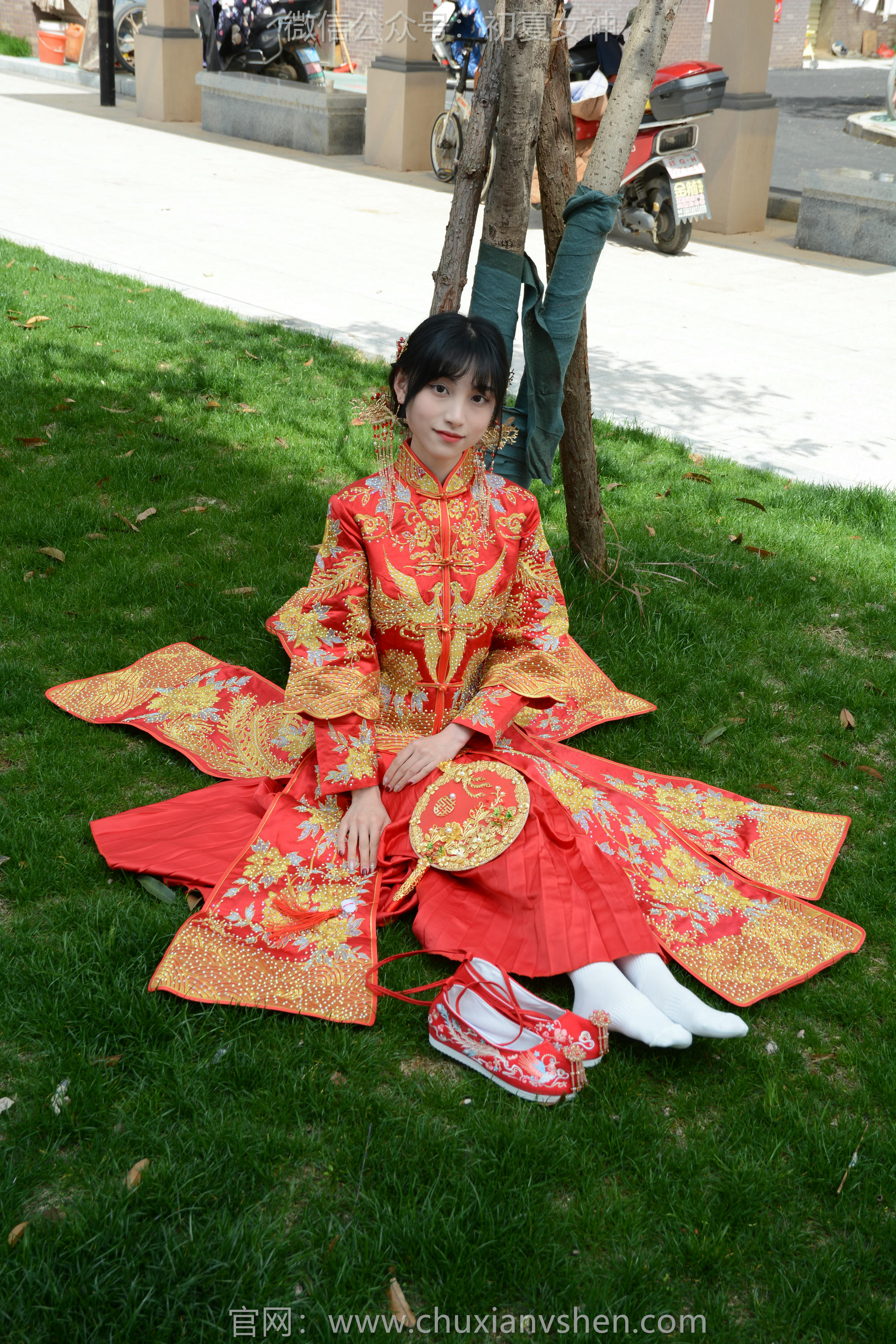 初夏女神 NO.160 柒柒 最美新娘 [140P1V-5.56GB]_第3集