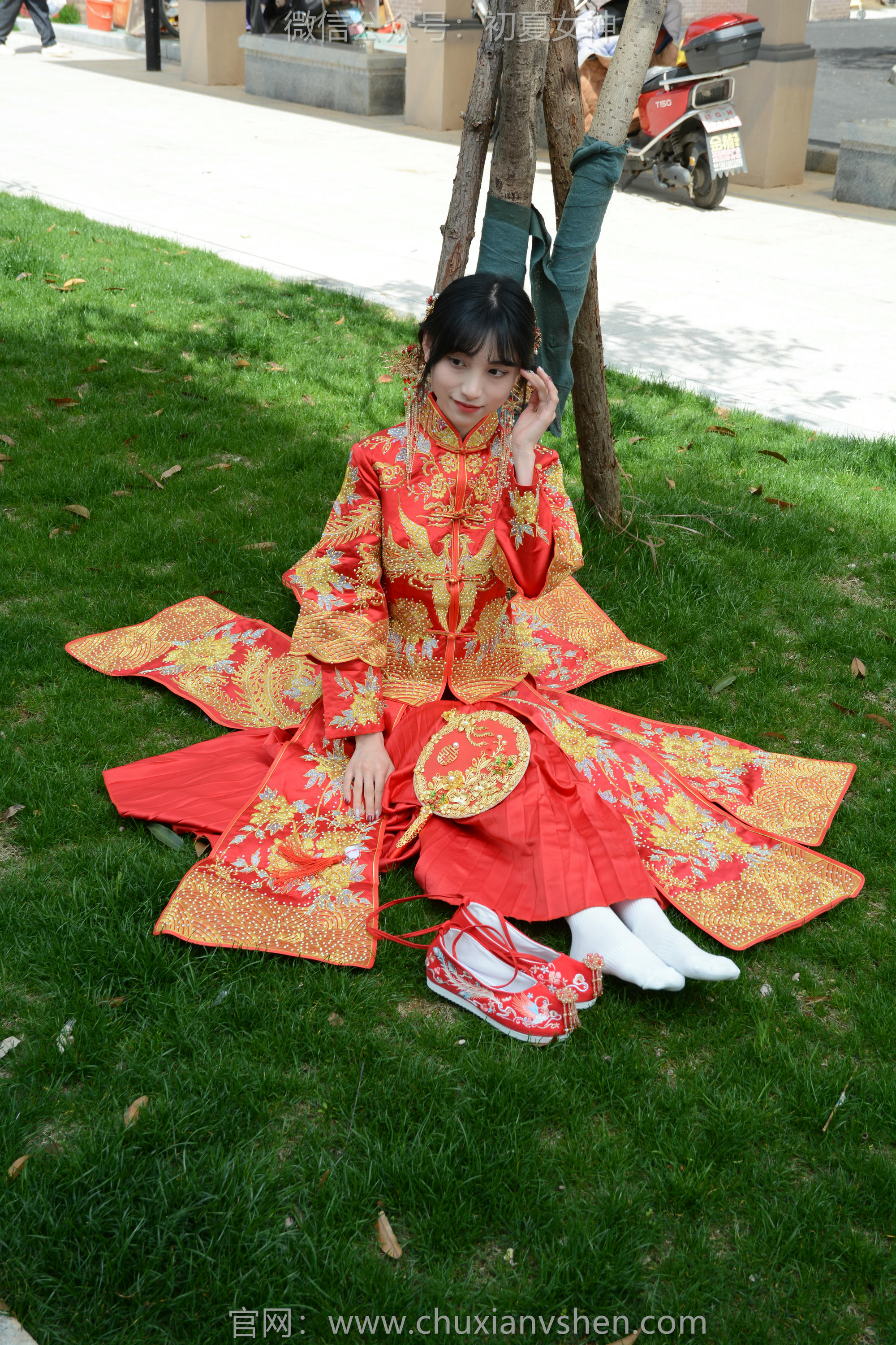 初夏女神 NO.160 柒柒 最美新娘 [140P1V-5.56GB]_第3集