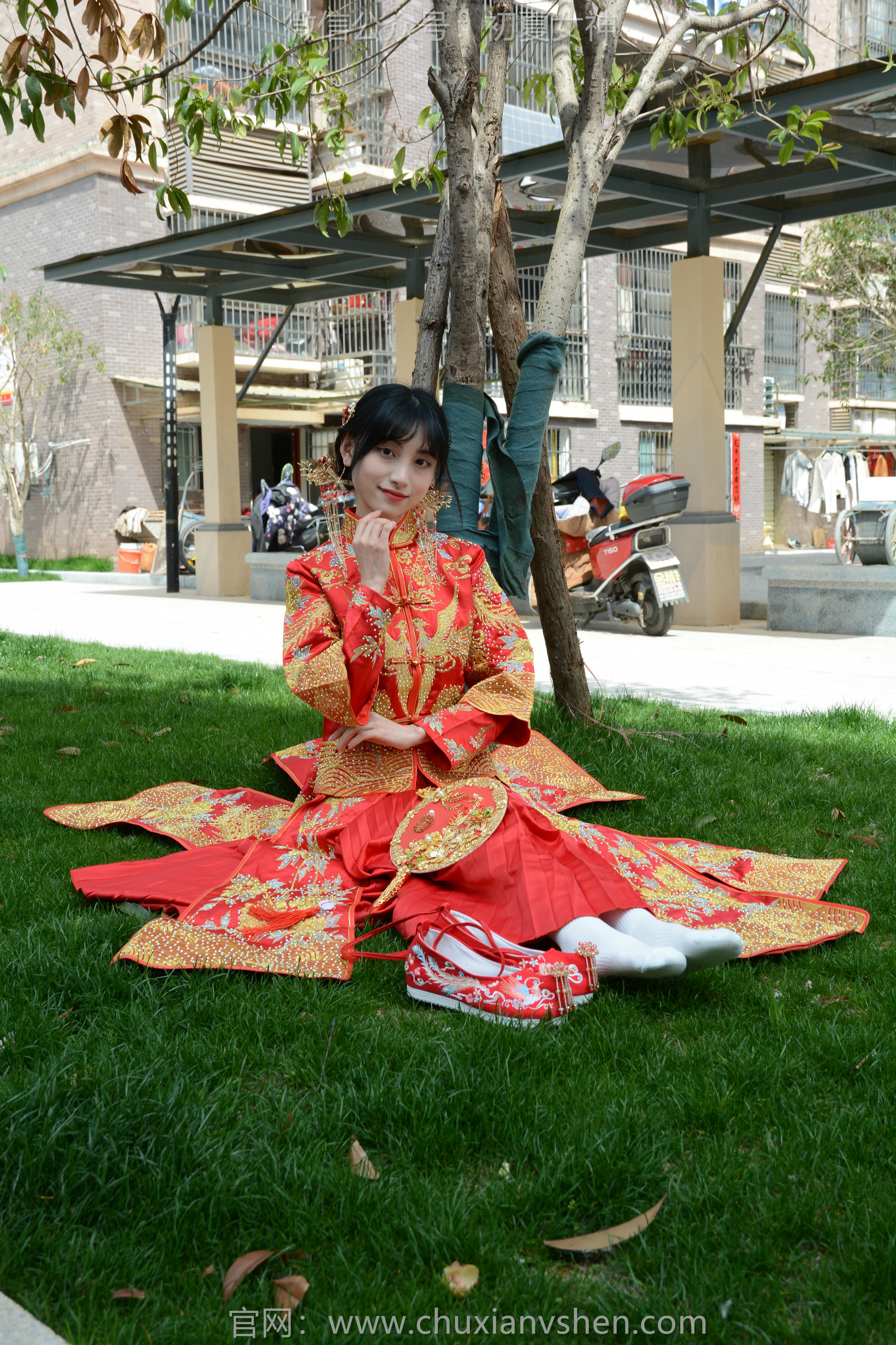 初夏女神 NO.160 柒柒 最美新娘 [140P1V-5.56GB]_第3集