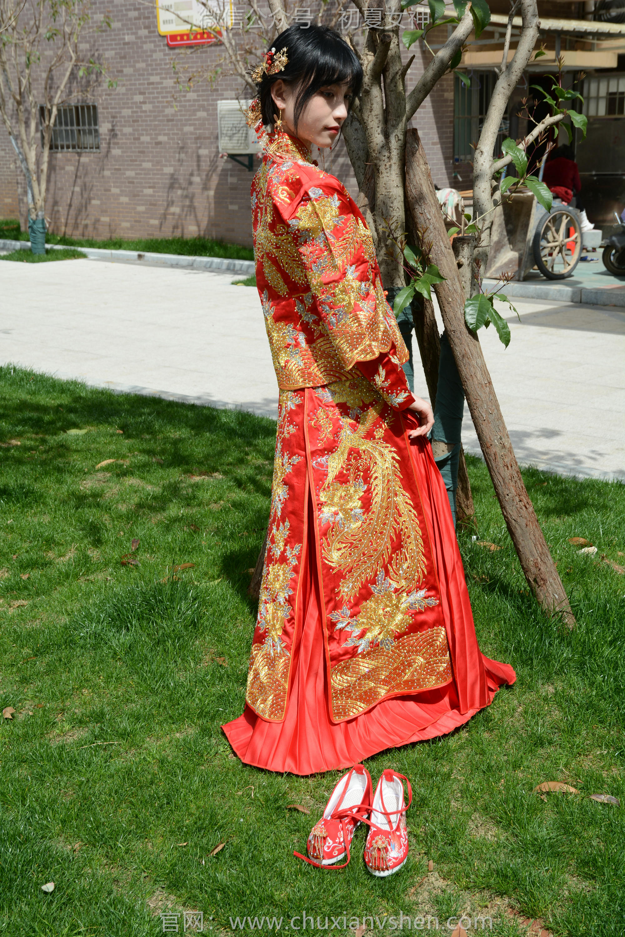 初夏女神 NO.160 柒柒 最美新娘 [140P1V-5.56GB]_第4集