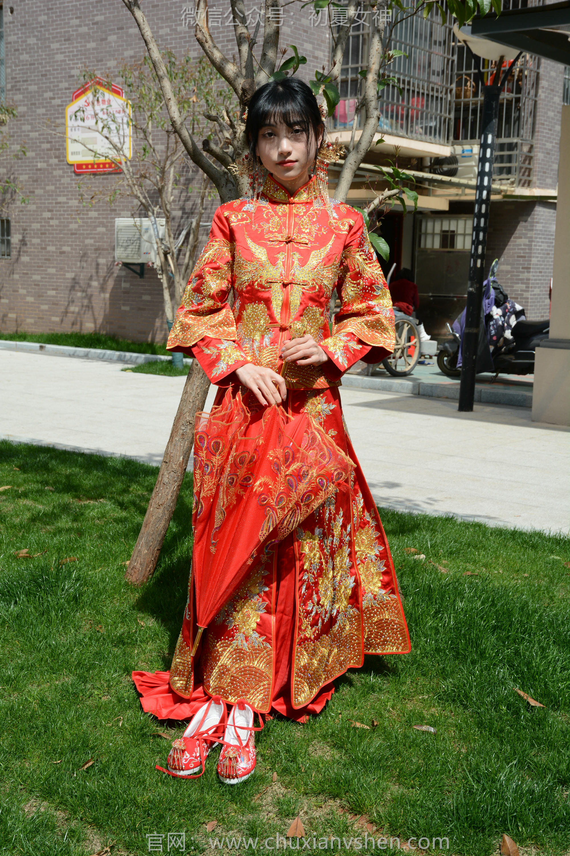 初夏女神 NO.160 柒柒 最美新娘 [140P1V-5.56GB]_第4集