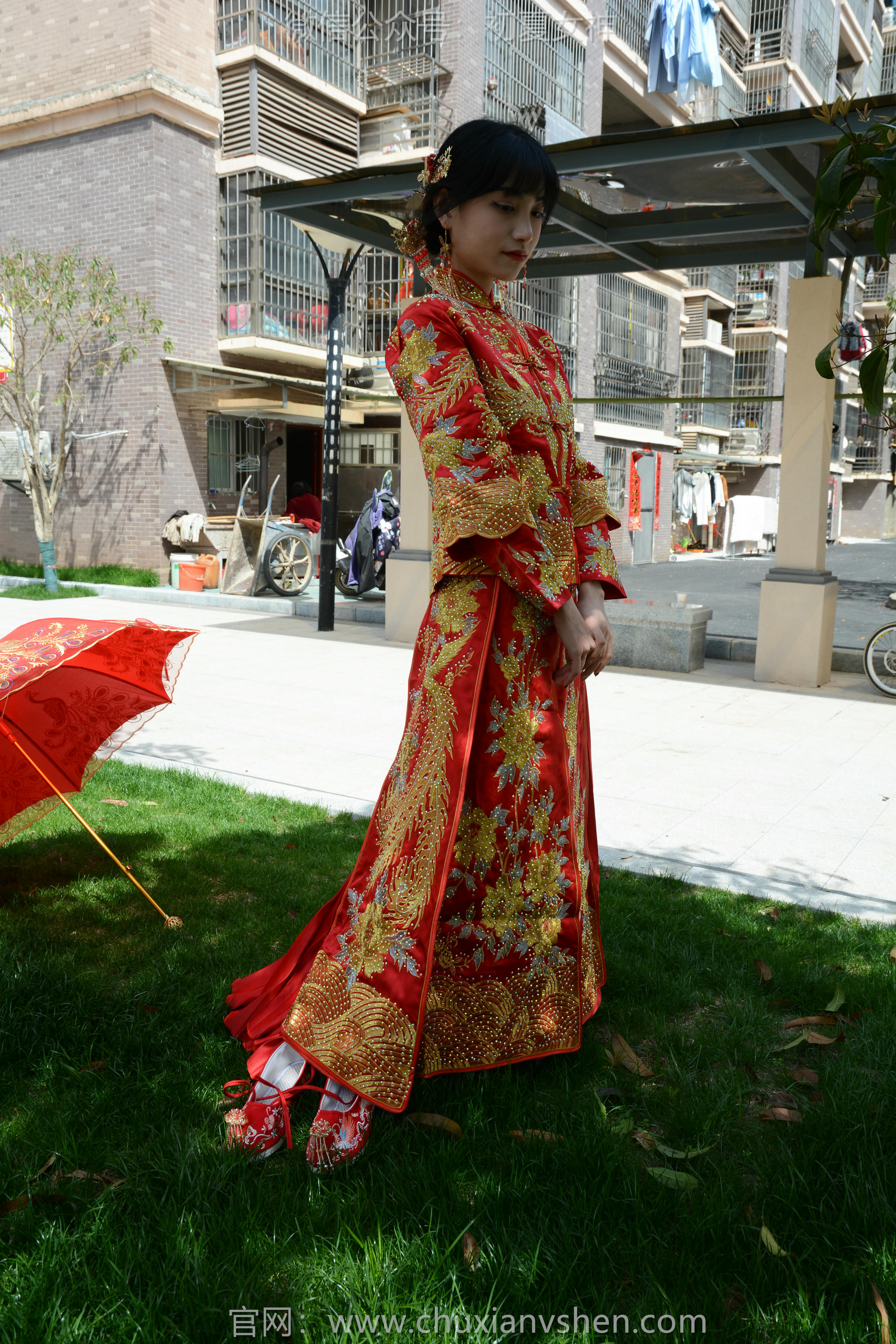 初夏女神 NO.160 柒柒 最美新娘 [140P1V-5.56GB]_第4集