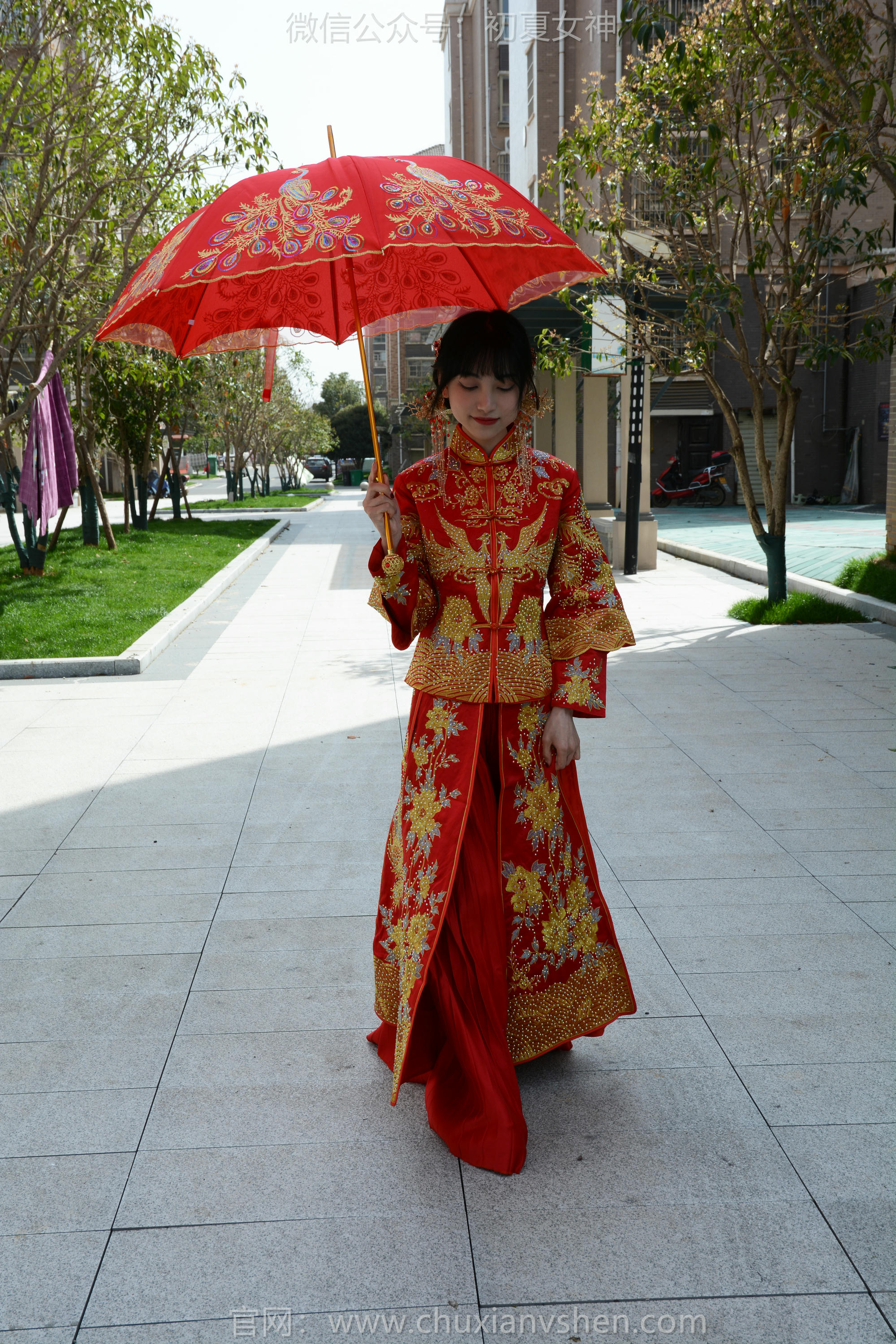 初夏女神 NO.160 柒柒 最美新娘 [140P1V-5.56GB]_第4集