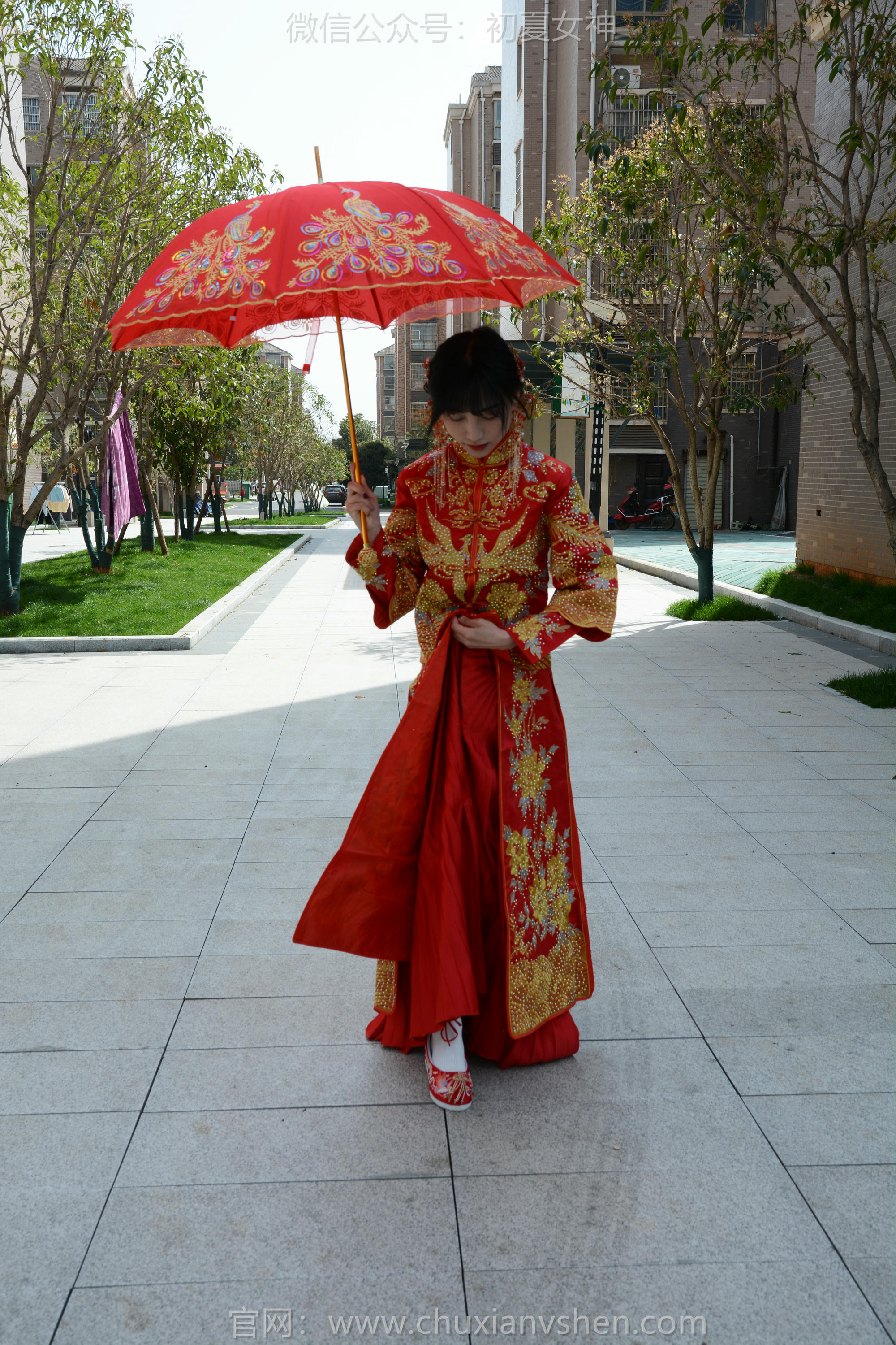 初夏女神 NO.160 柒柒 最美新娘 [140P1V-5.56GB]_第4集