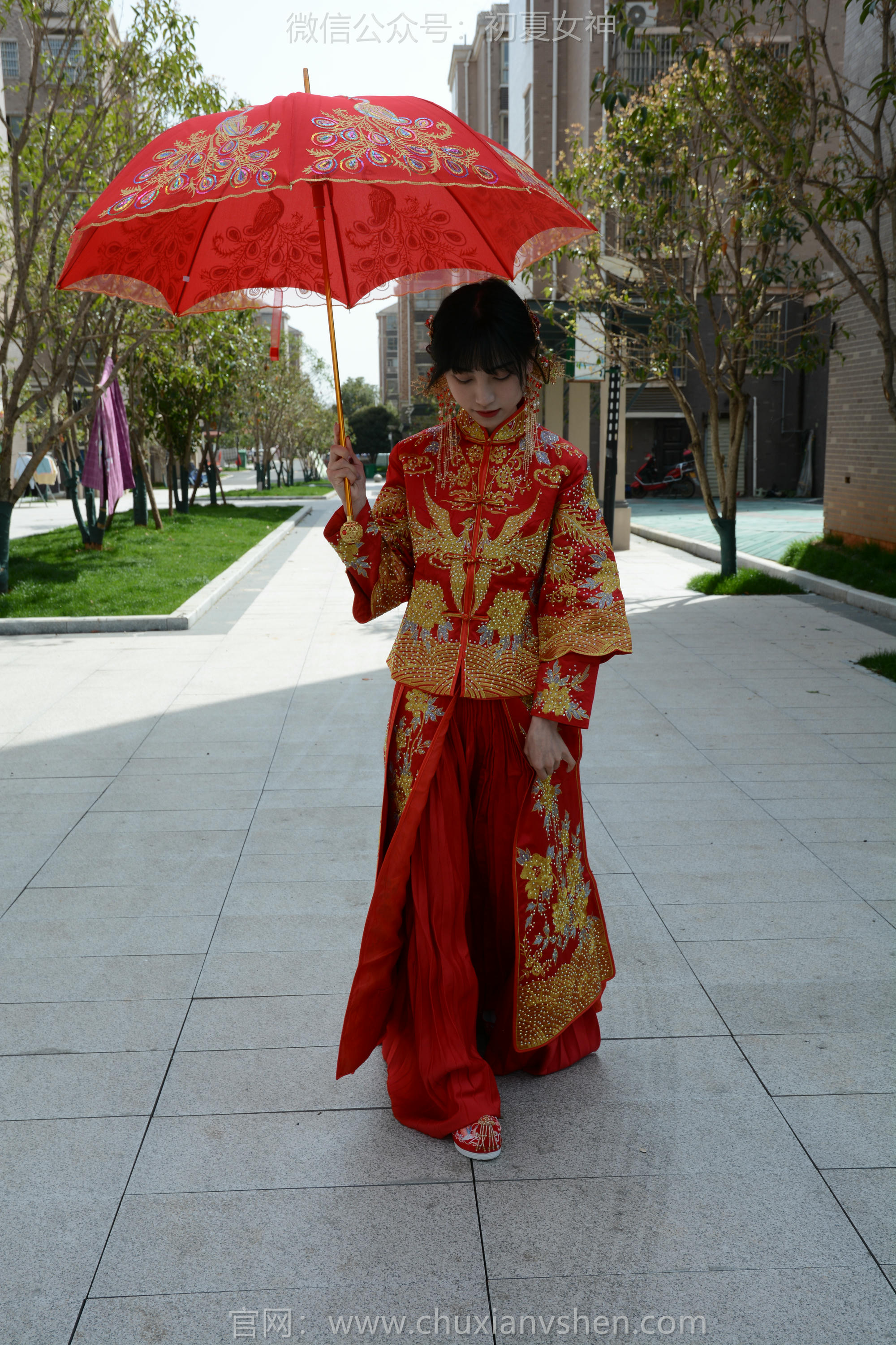 初夏女神 NO.160 柒柒 最美新娘 [140P1V-5.56GB]_第4集